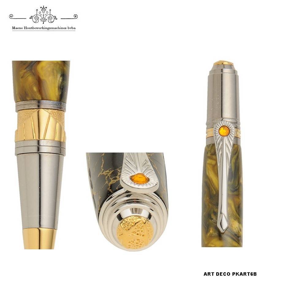 Art Deco pen kit PKART6B Houtdraaien schrijfgerief kits