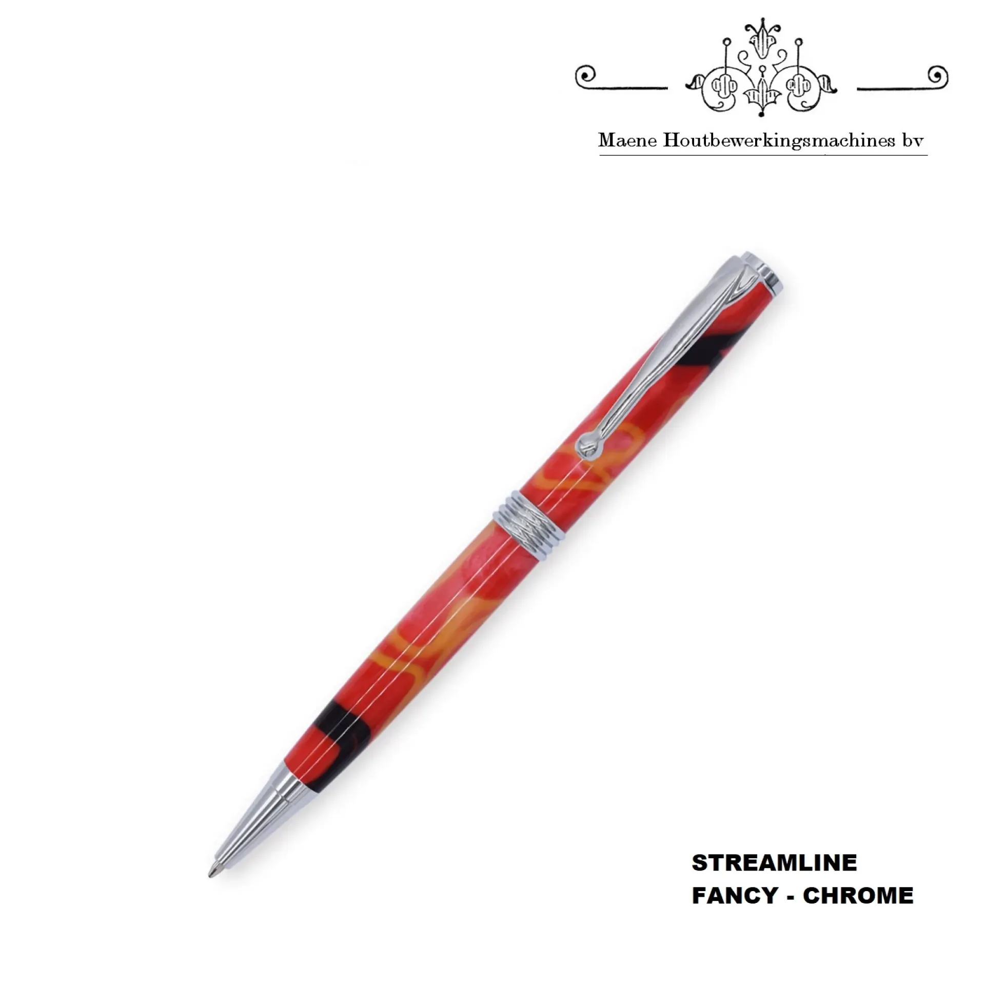 streamline fancy chrome pen kit.