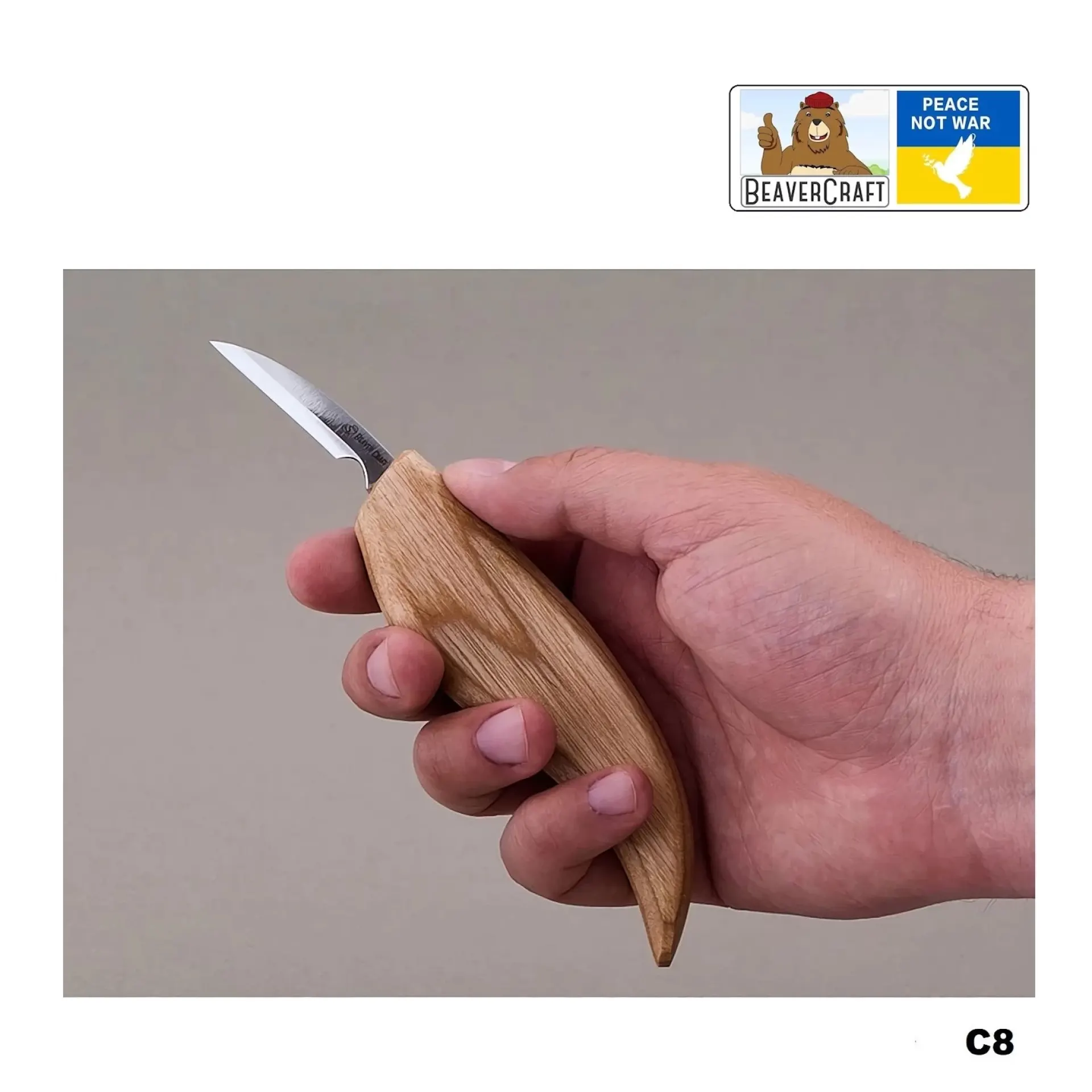 houtsnijmes Beavercraft C8.