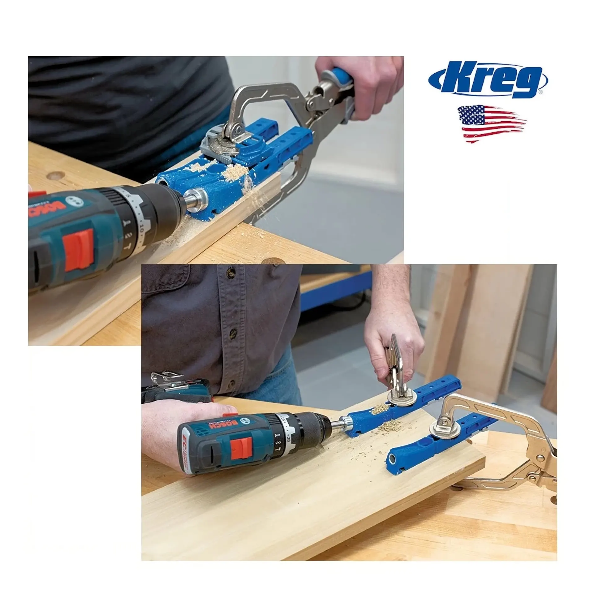 Kreg KPHJ320 pocket hole jig.