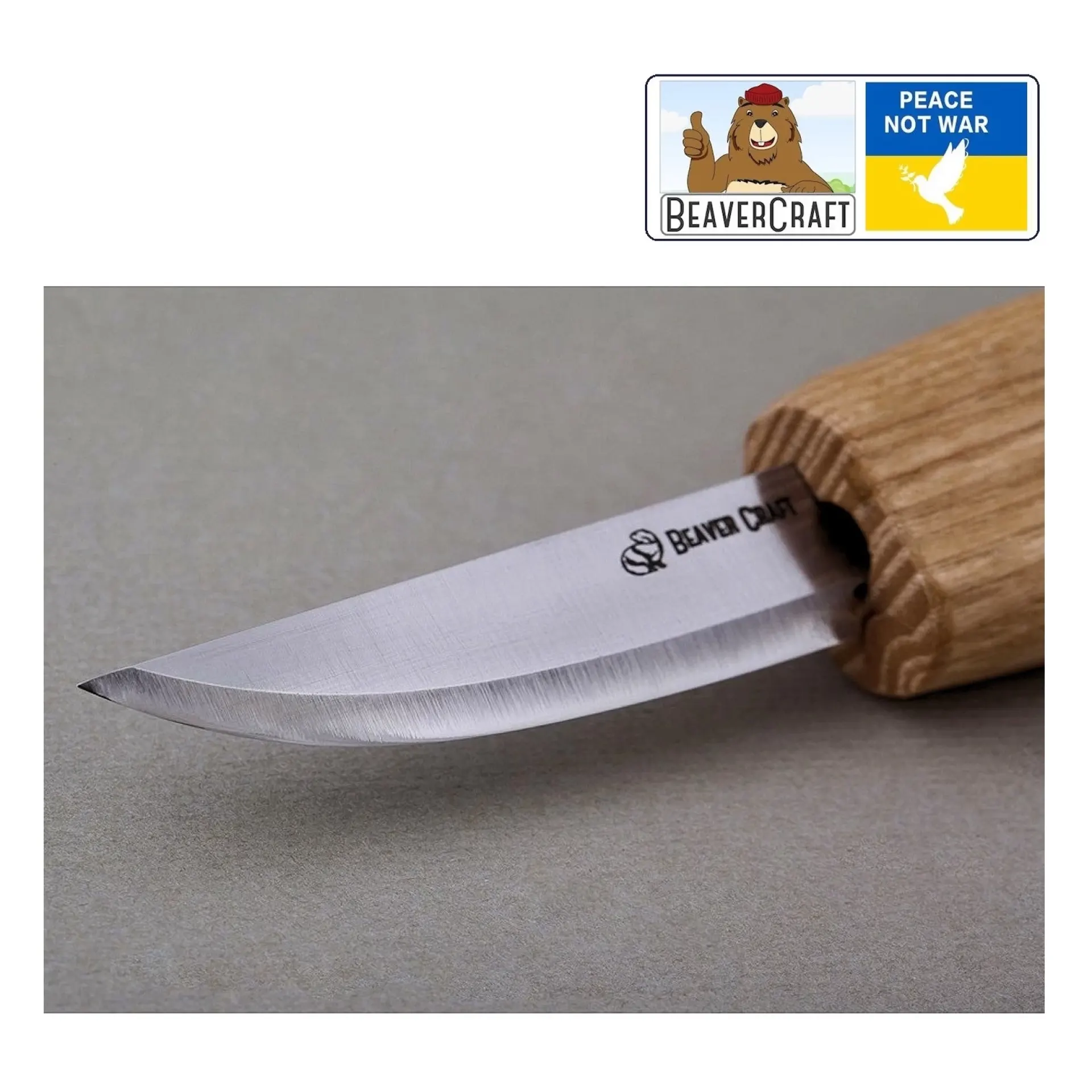 Beavercraft C1 whittling mes.