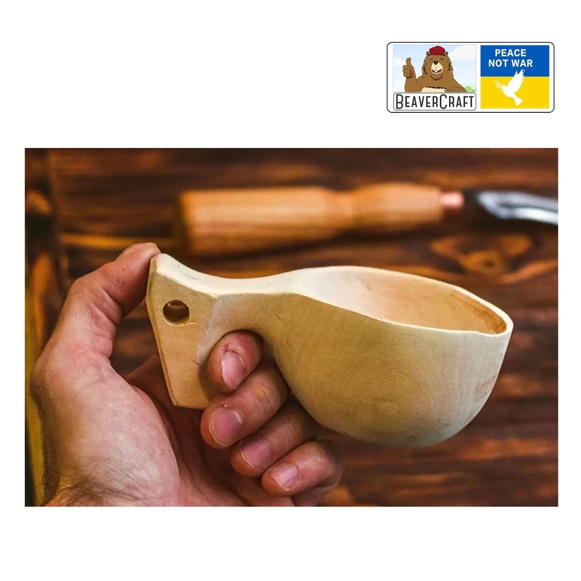 kuksa houtsnijden.
