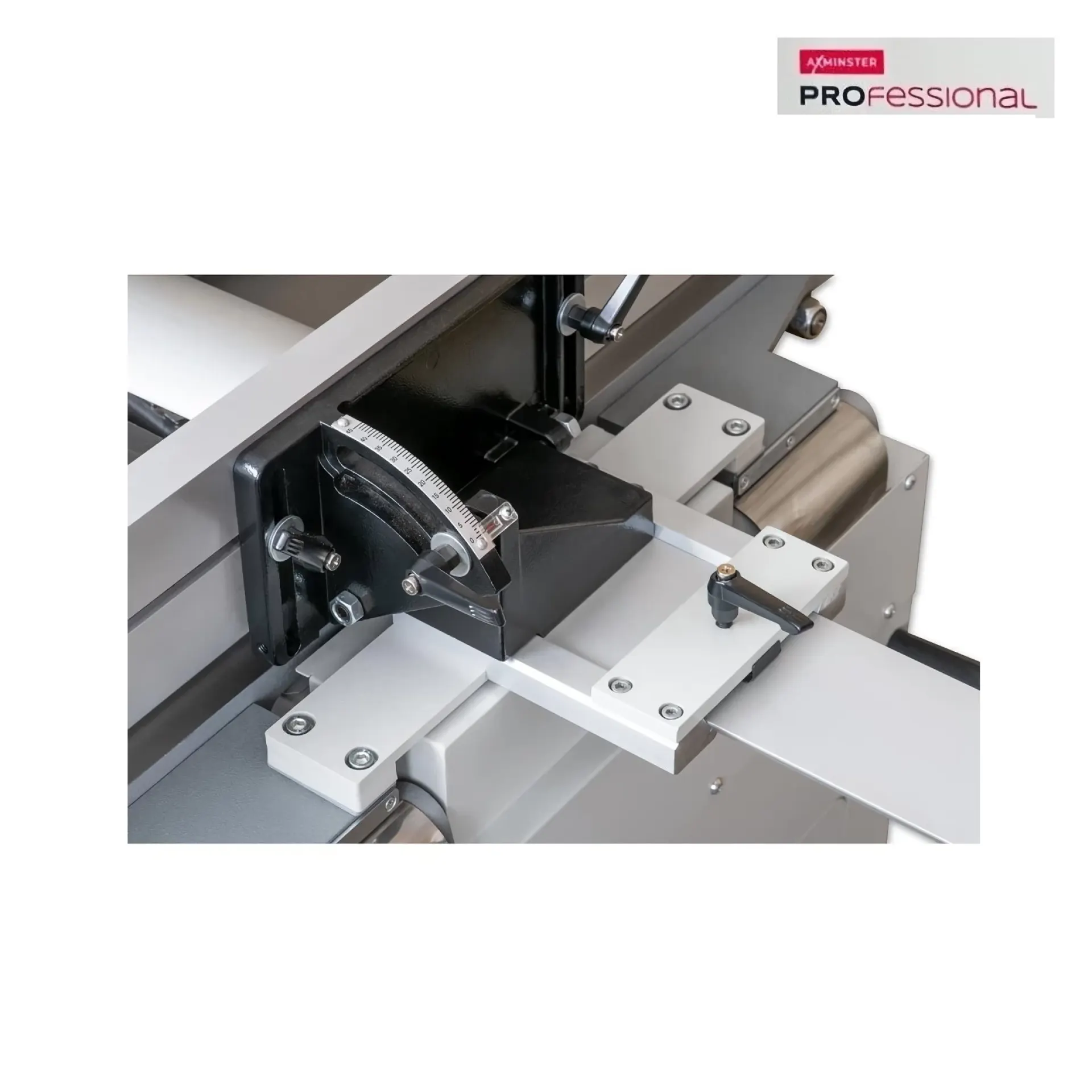 Axminster schaafmachine AP260SPT zijaans.