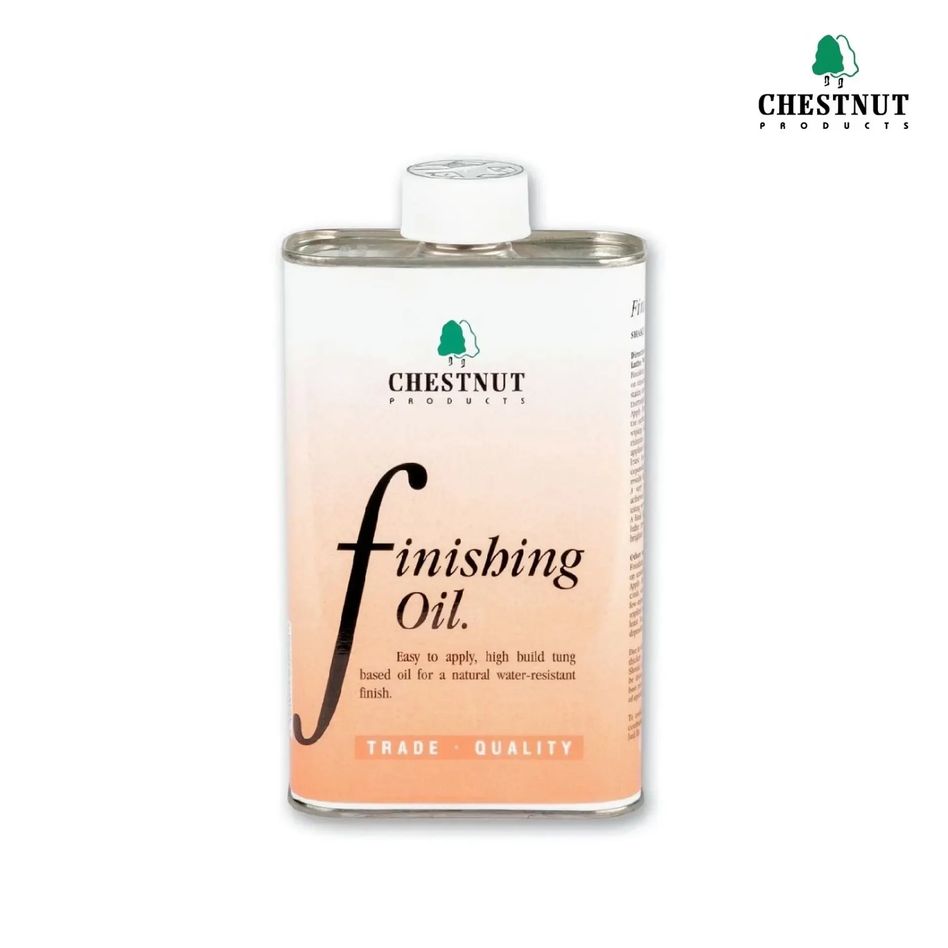 Chestnut finishing oil.