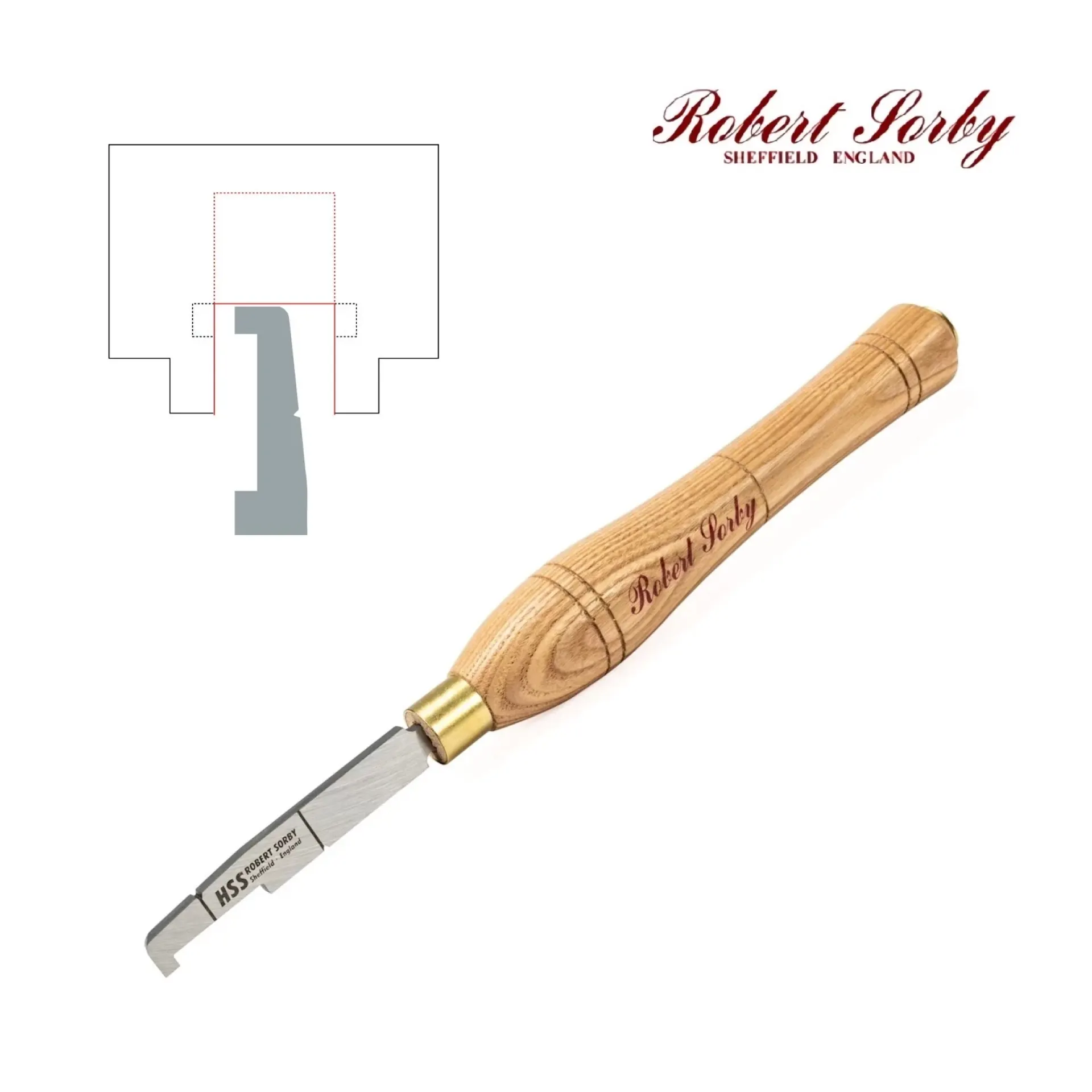 Crushgrind Robert Sorby beitel 895CG2.