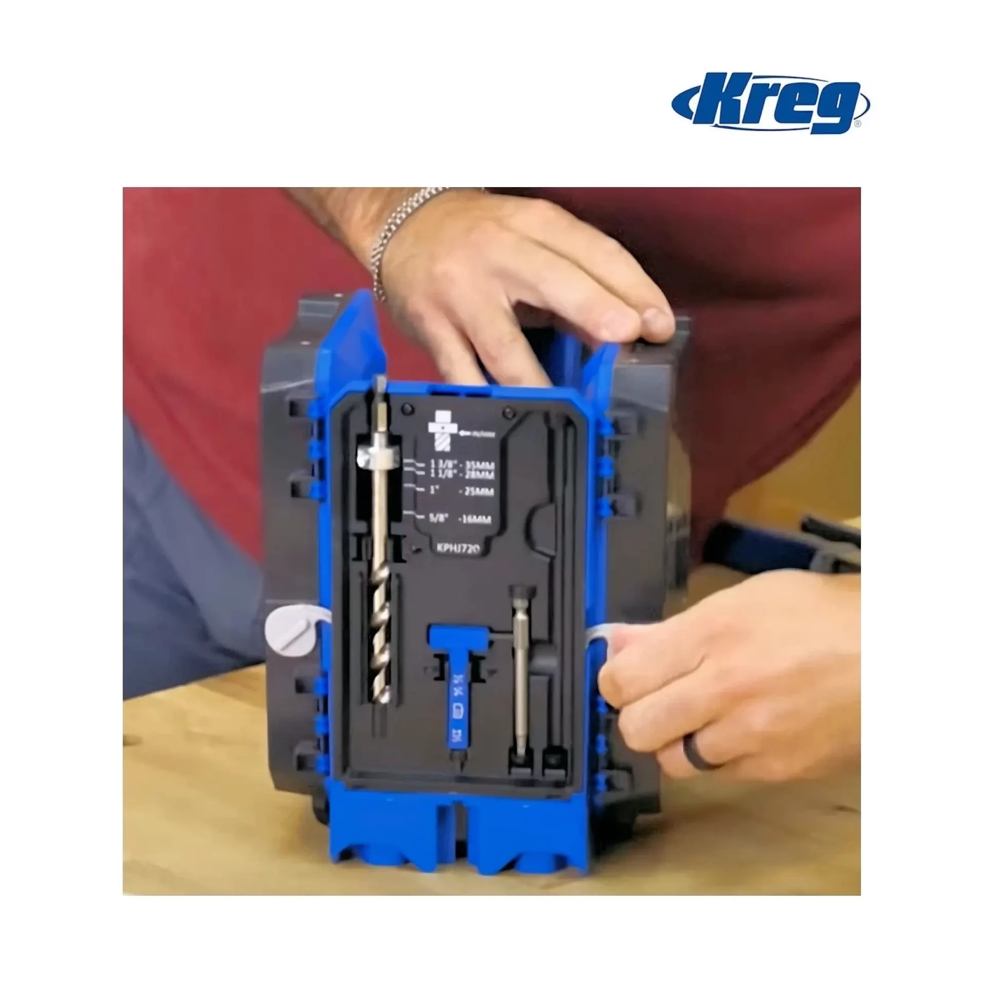 Kreg 720 pocket hole jig.
