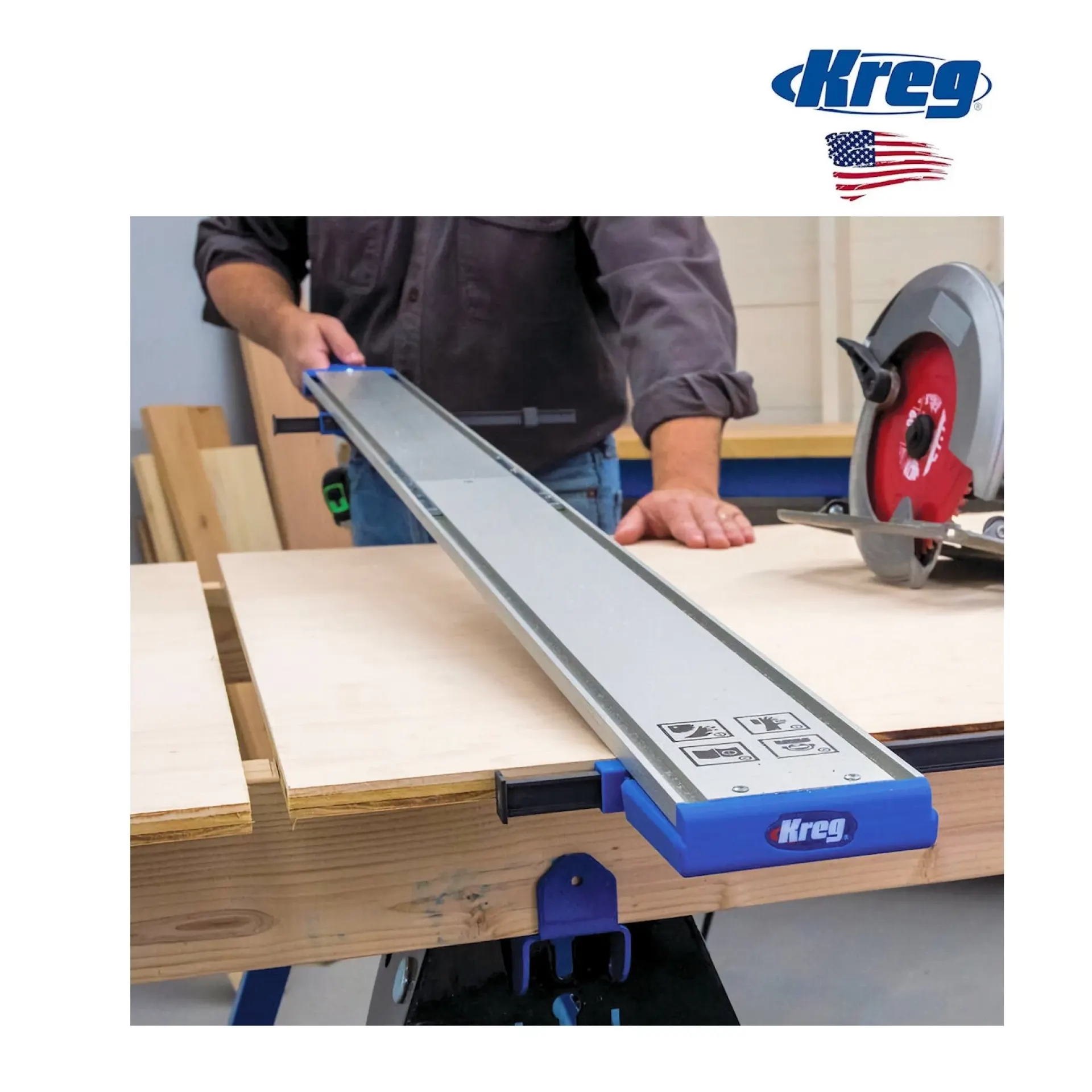 KMA4500 Kreg Straight Edge 122 cm.