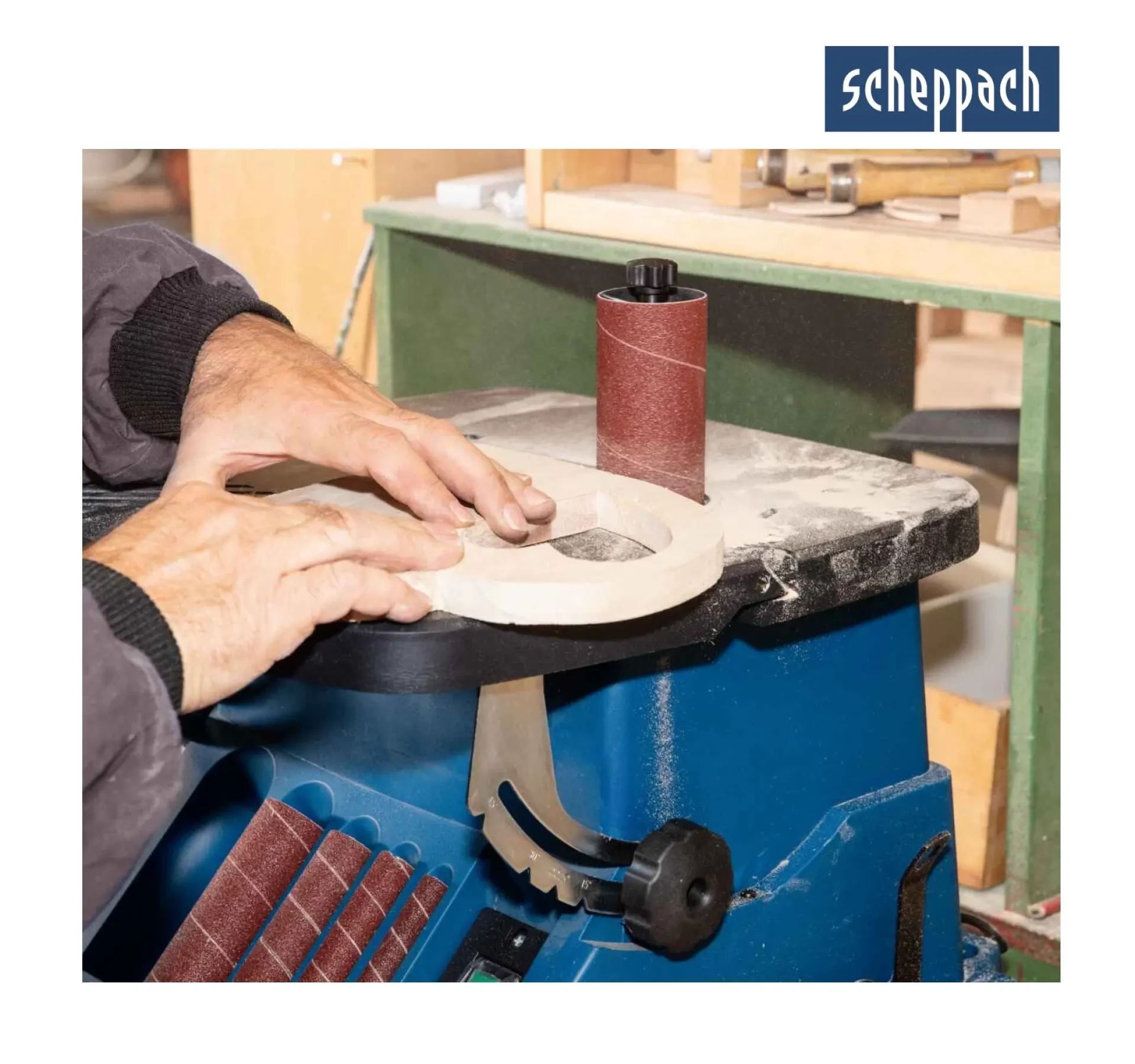 Scheppach schuurmachine OSM600.