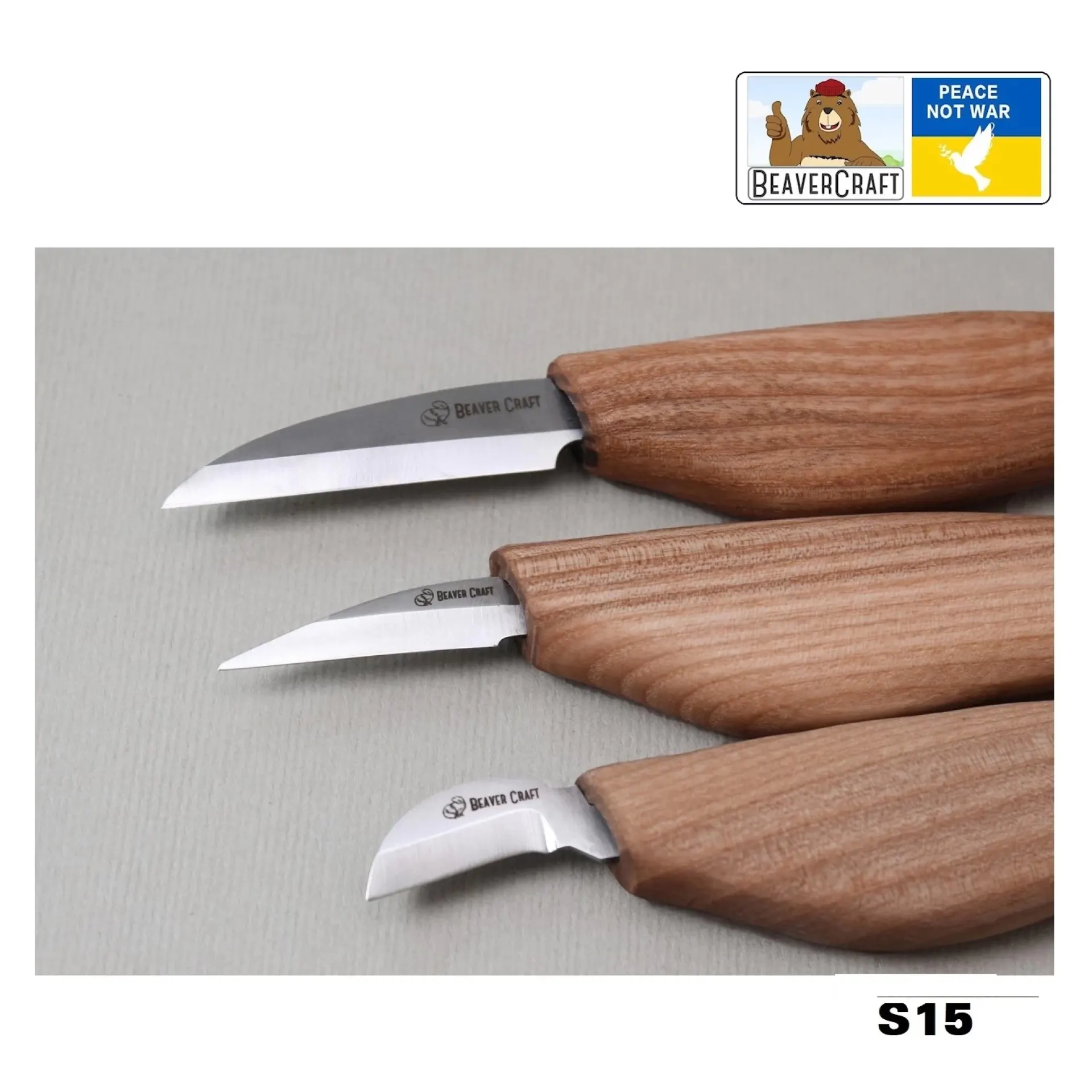 Beavercraft houtsnijden set S15.