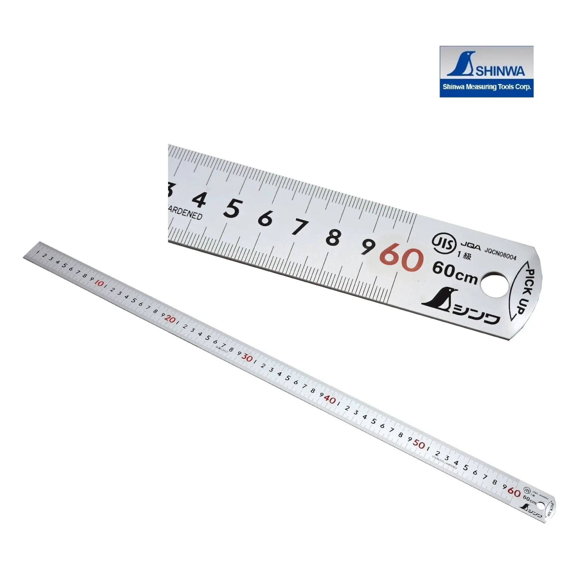 meetlat 600 mm Shinwa easy pick up.