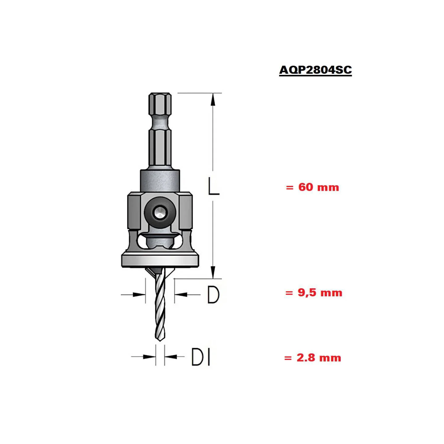 verzinkboor-AQP2804SC.