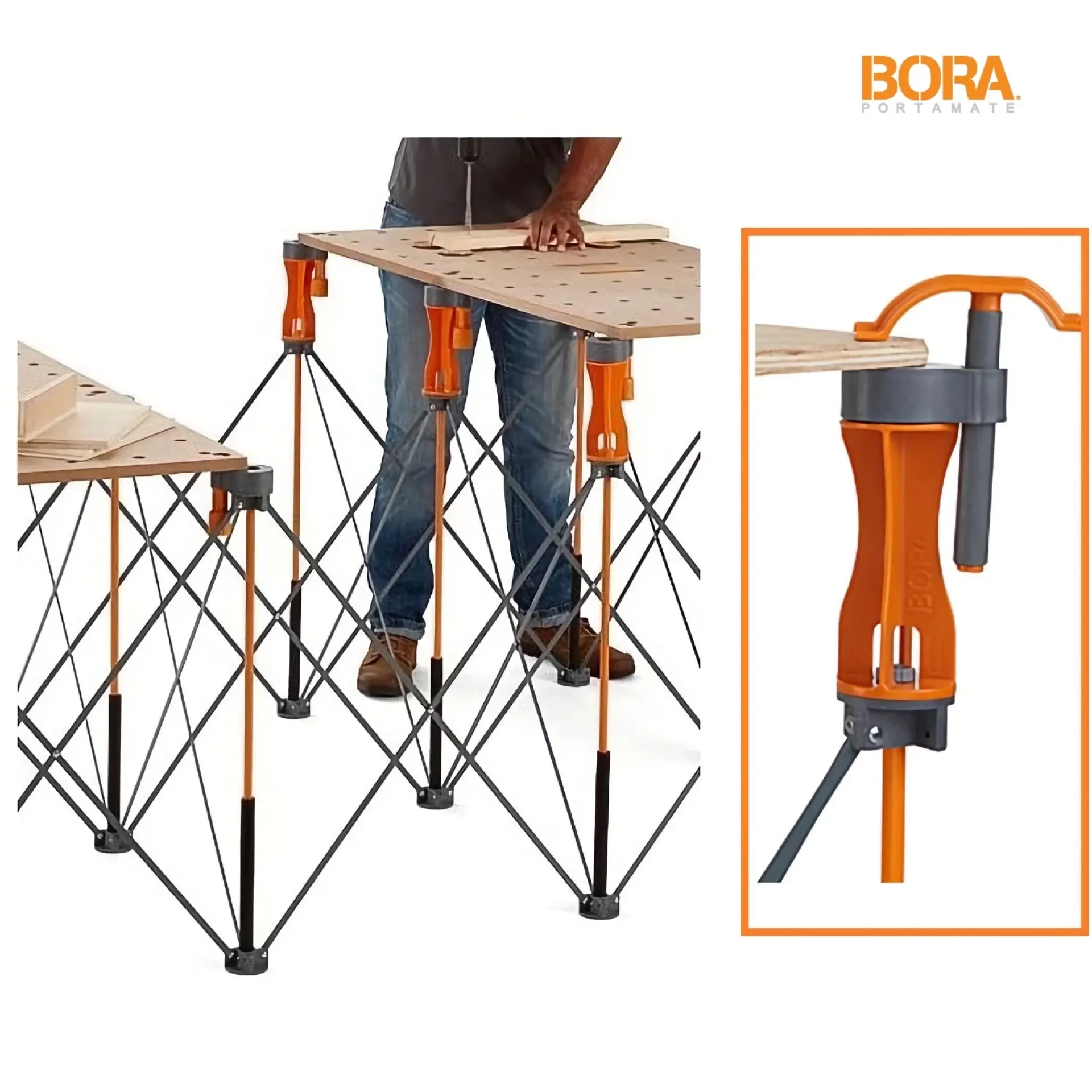 Bora Centipede werkbladverhogers.