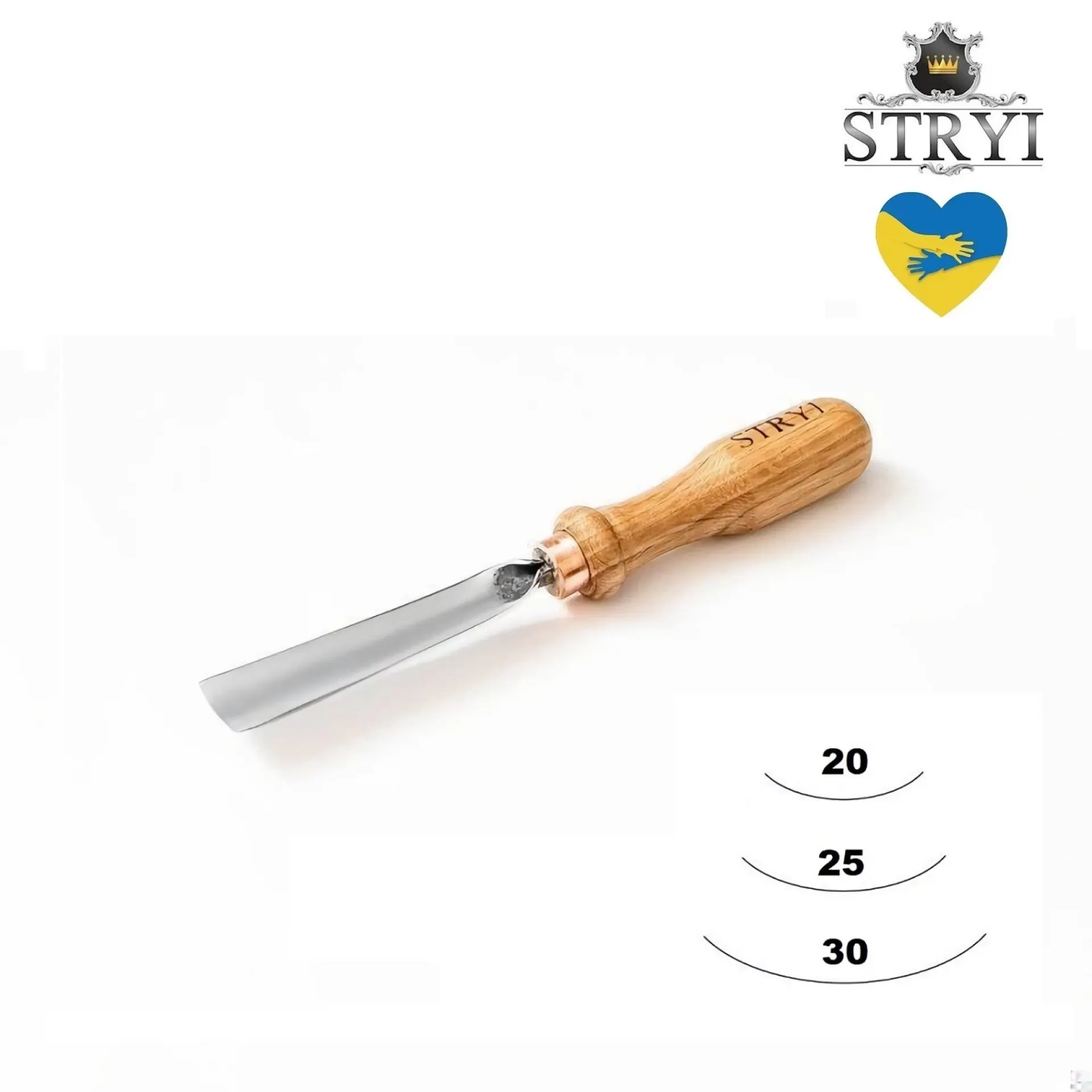houtsnijbeitel Stryi steek 7 groot.