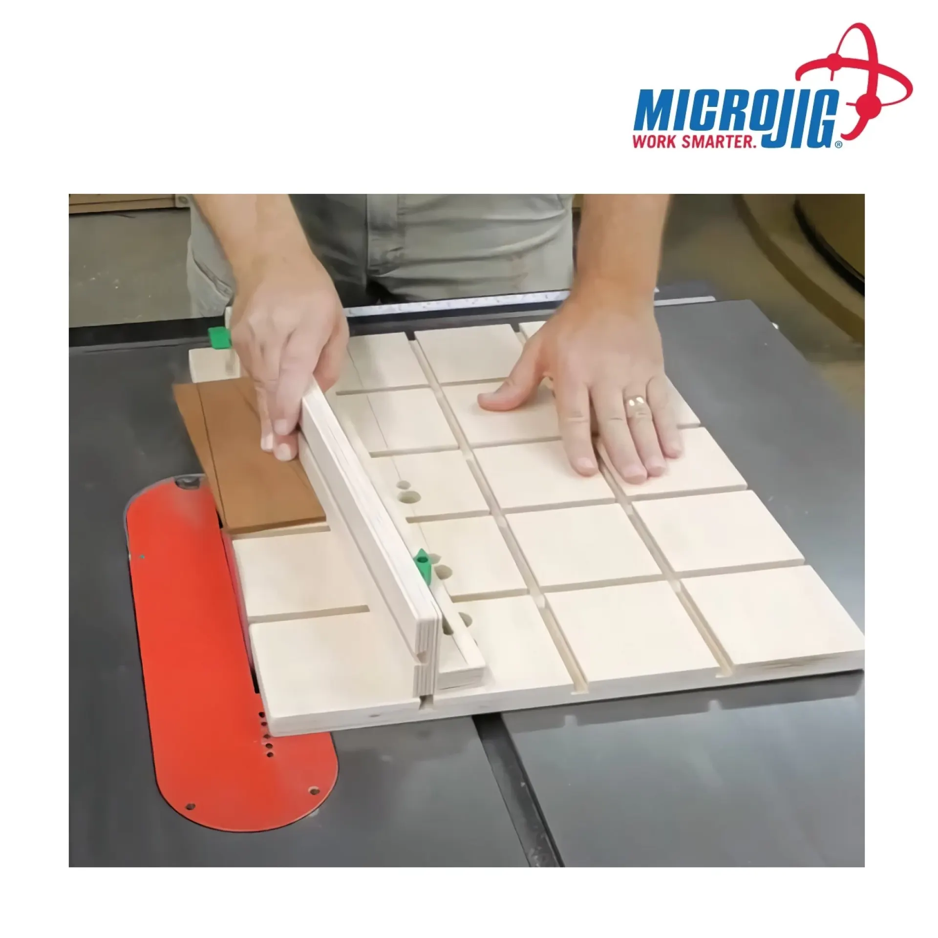 zeroplay geleiding Microjig.