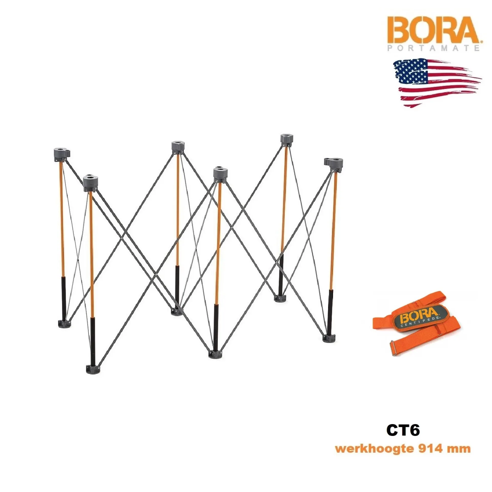 centipede CT6 Bora werktafel onderstel.