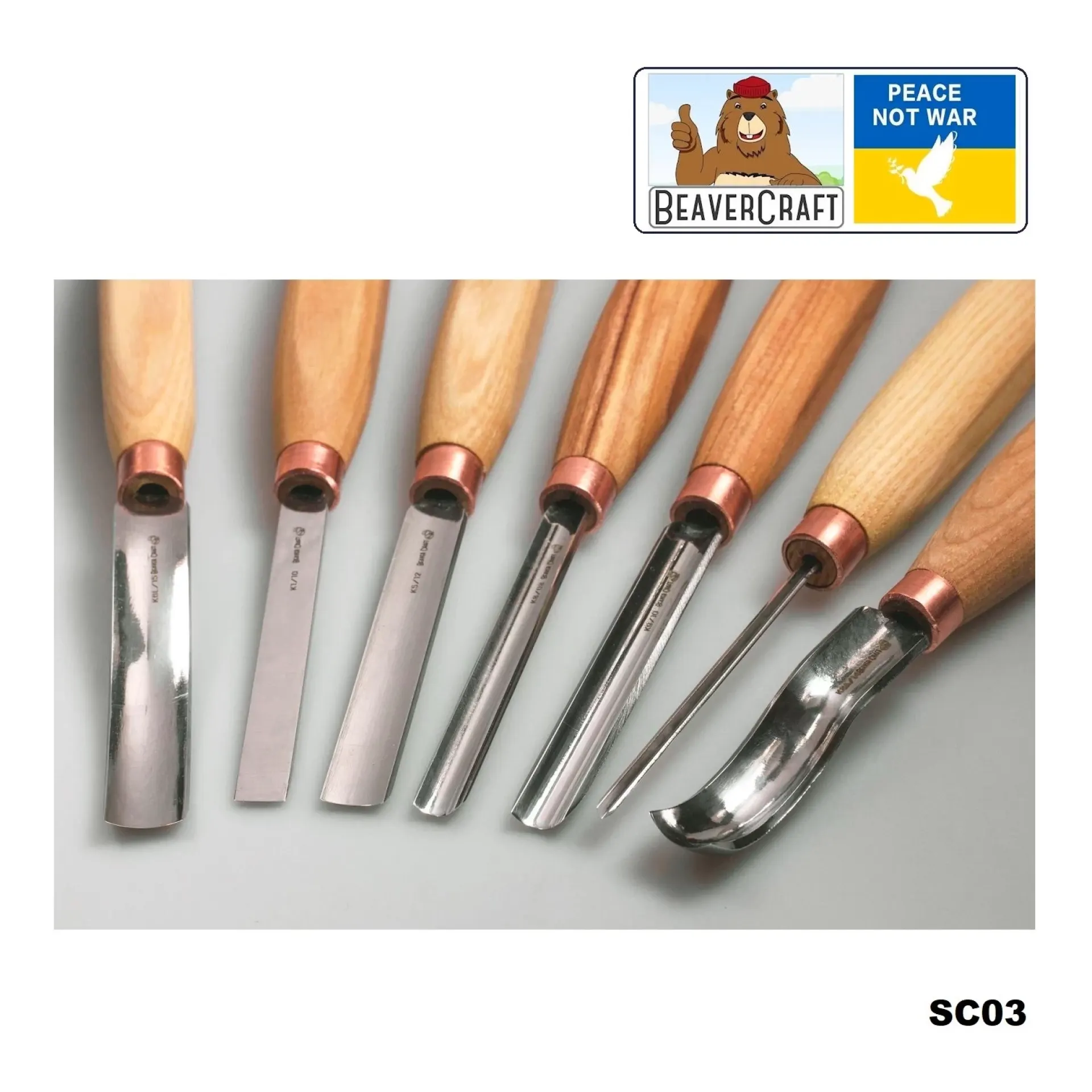 Beavercraft houtsnijden set SC03.