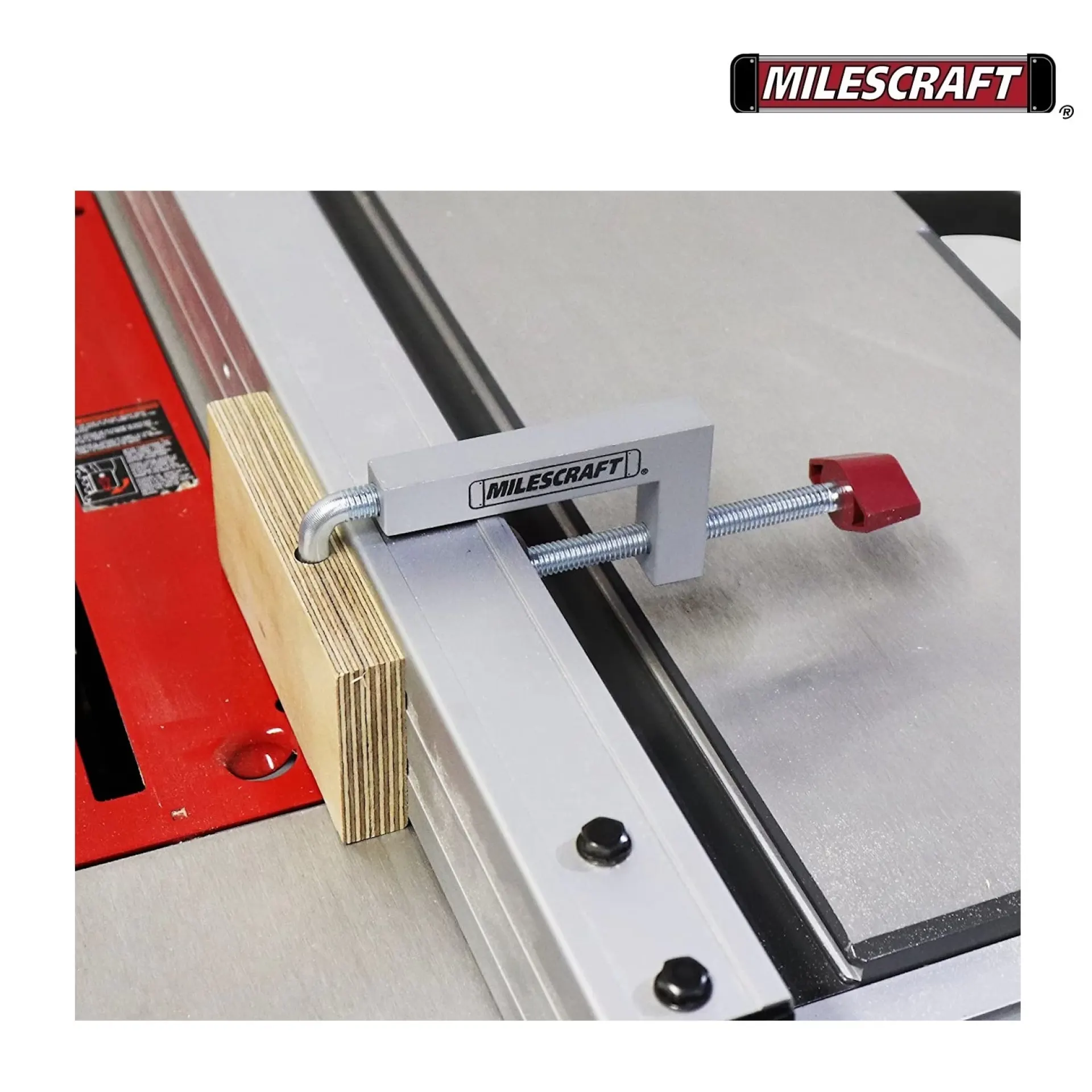 Milescraft fence clamps.
