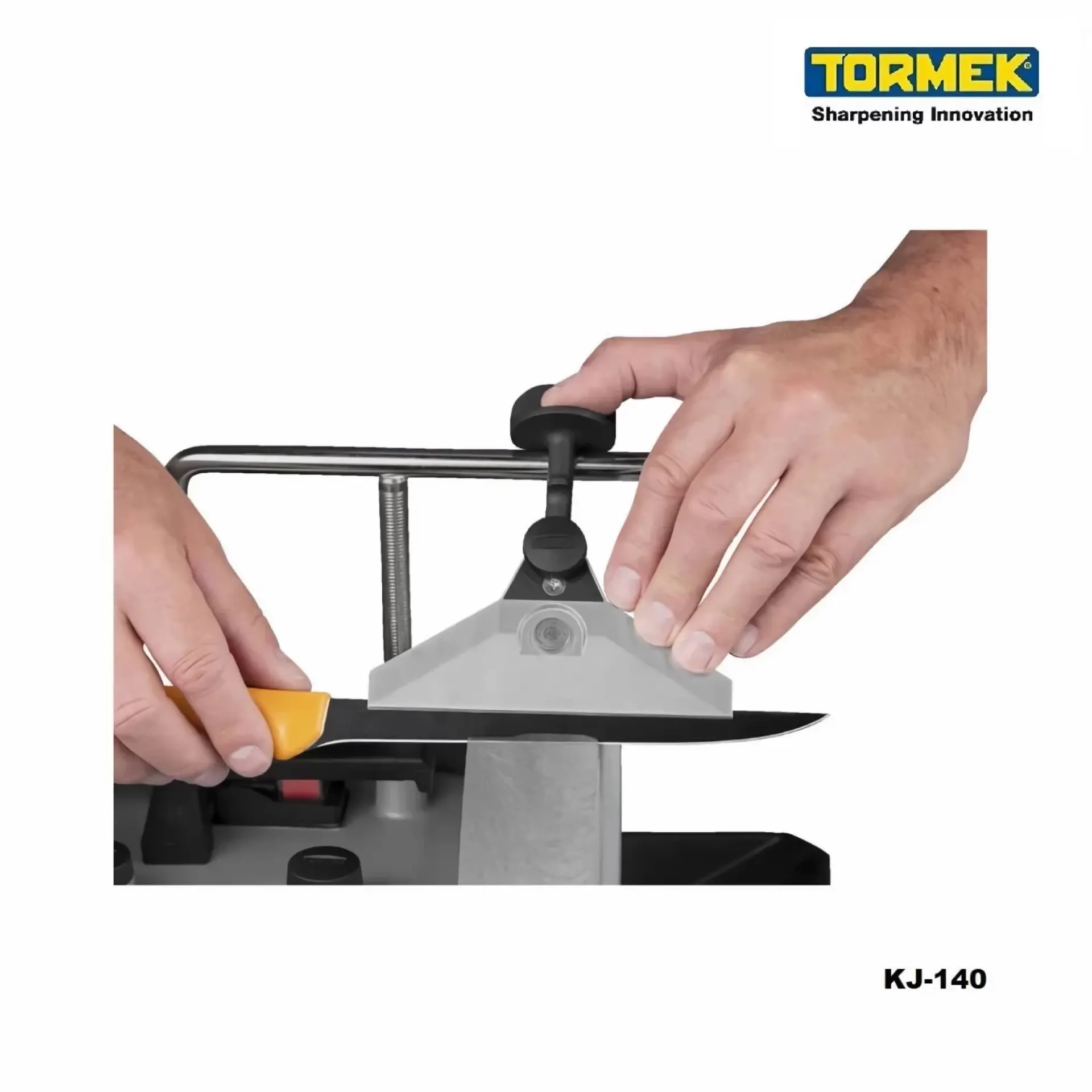 slijpmal Tormek KJ-140 voor lange messen.