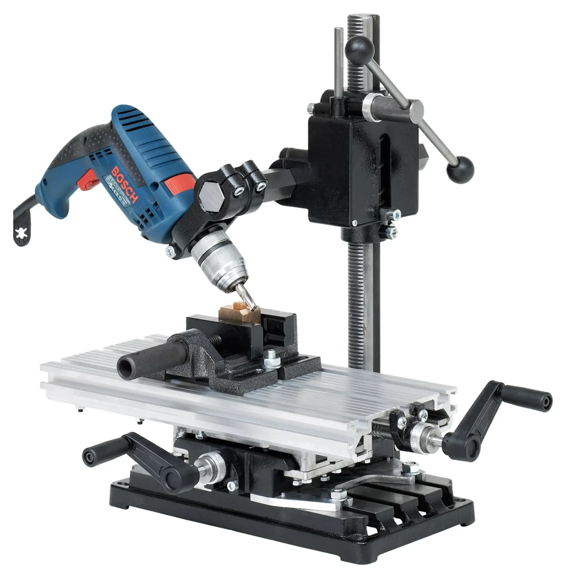 Wabeco boorstaander met kruistafel vb.