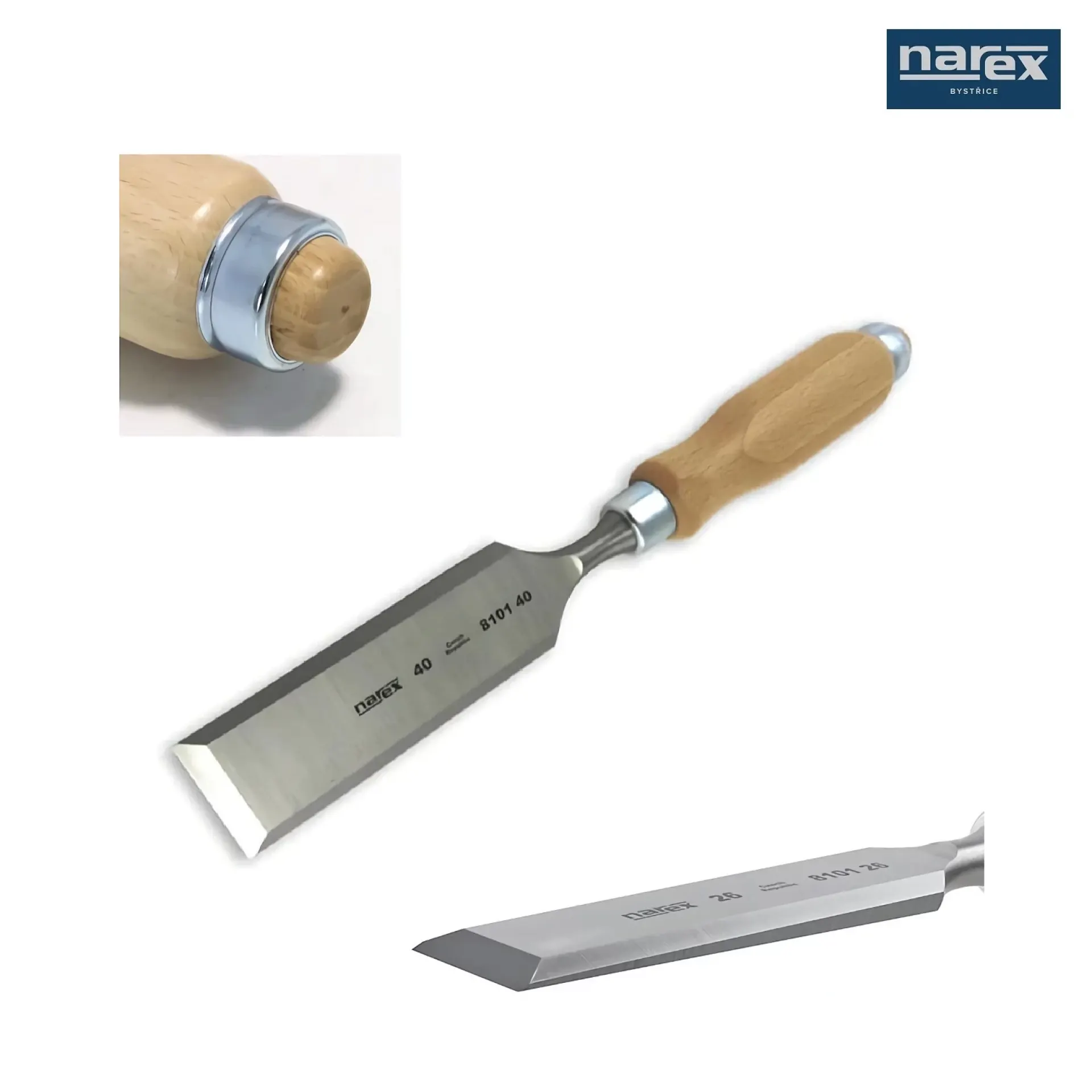 steekbeitel Narex 40 mm Wood Line Profi.