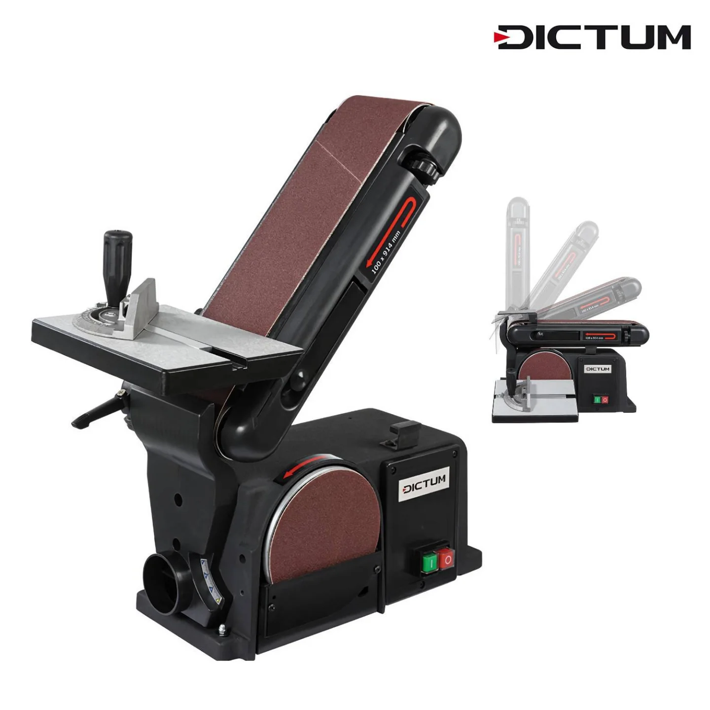 band-schijf-schuurmachine-Dictum-100-150.