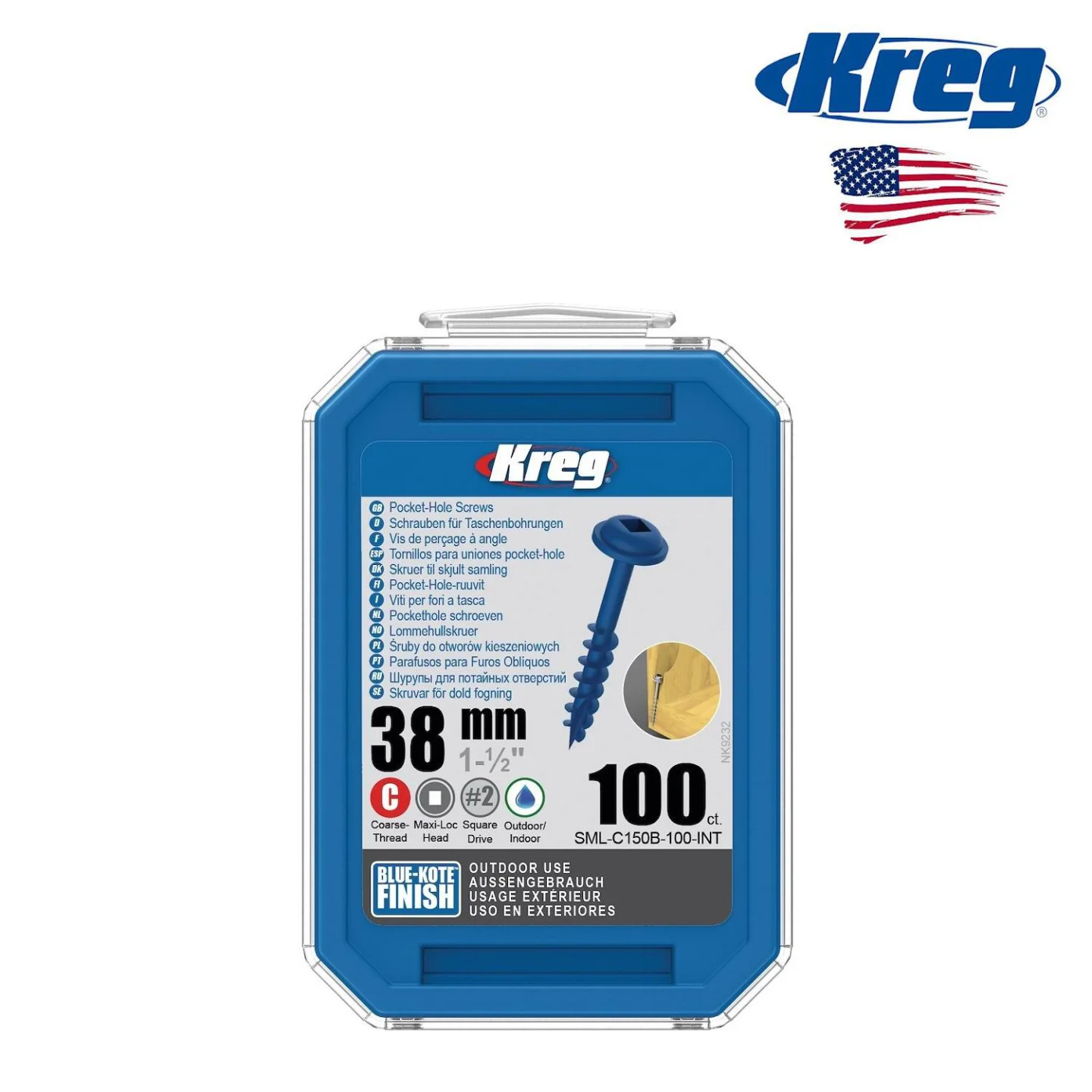 Kreg-schroeven-38mm-grof-blauw-100.