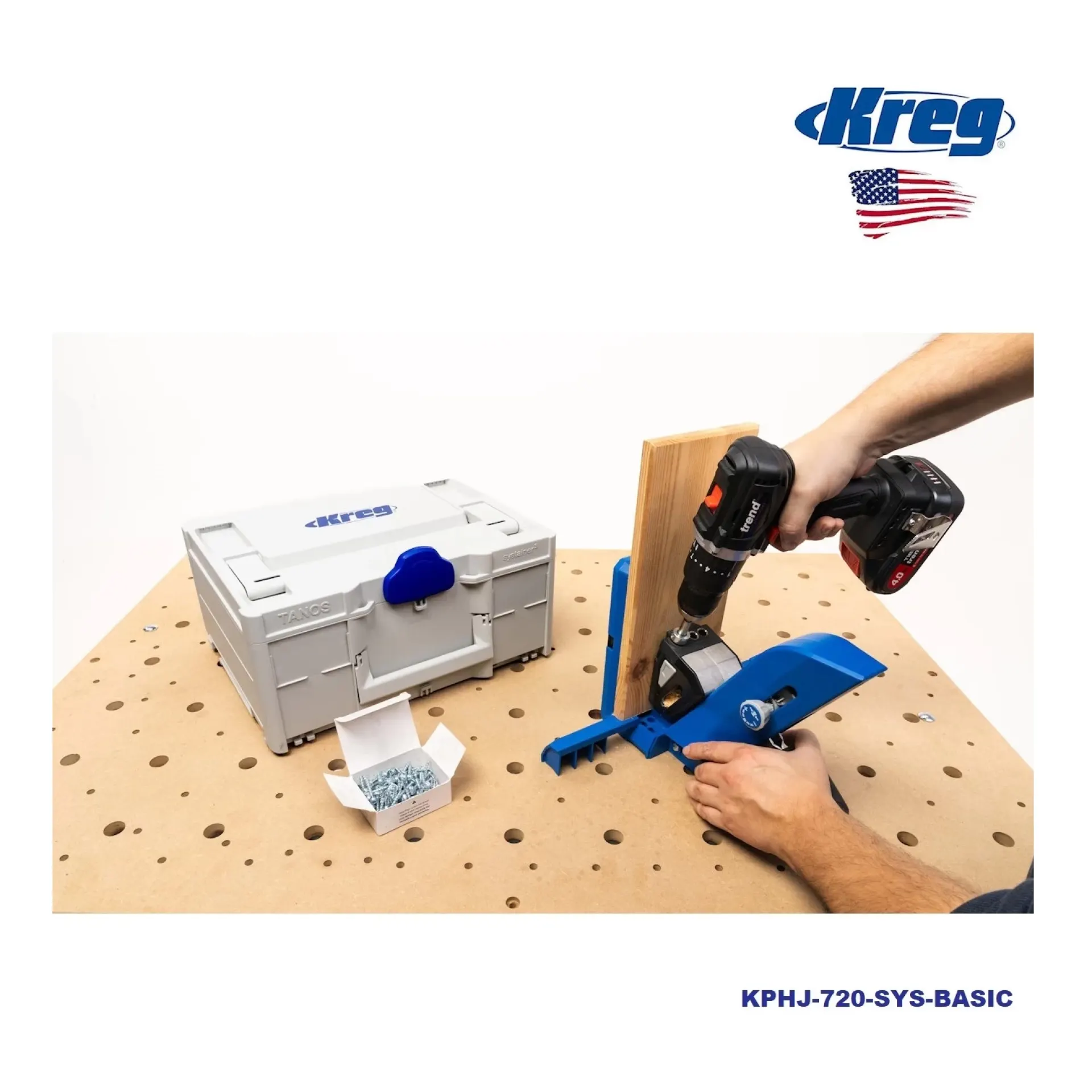 Kreg KPHJ720 sys basic pocket holes.