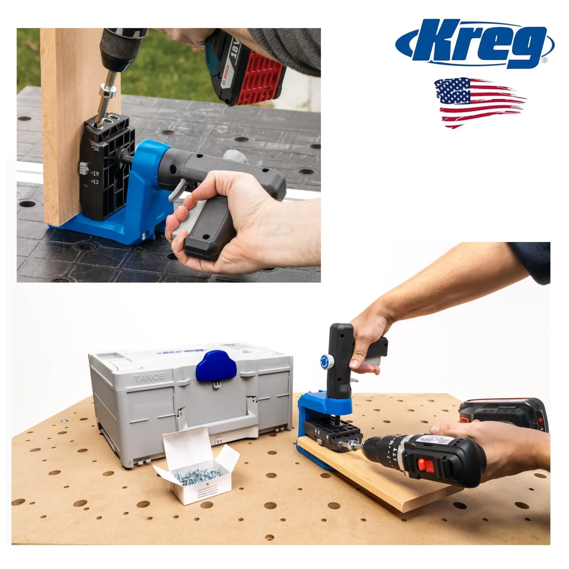 Kreg KPHJ520 SYS PLUS pocket hole jig.