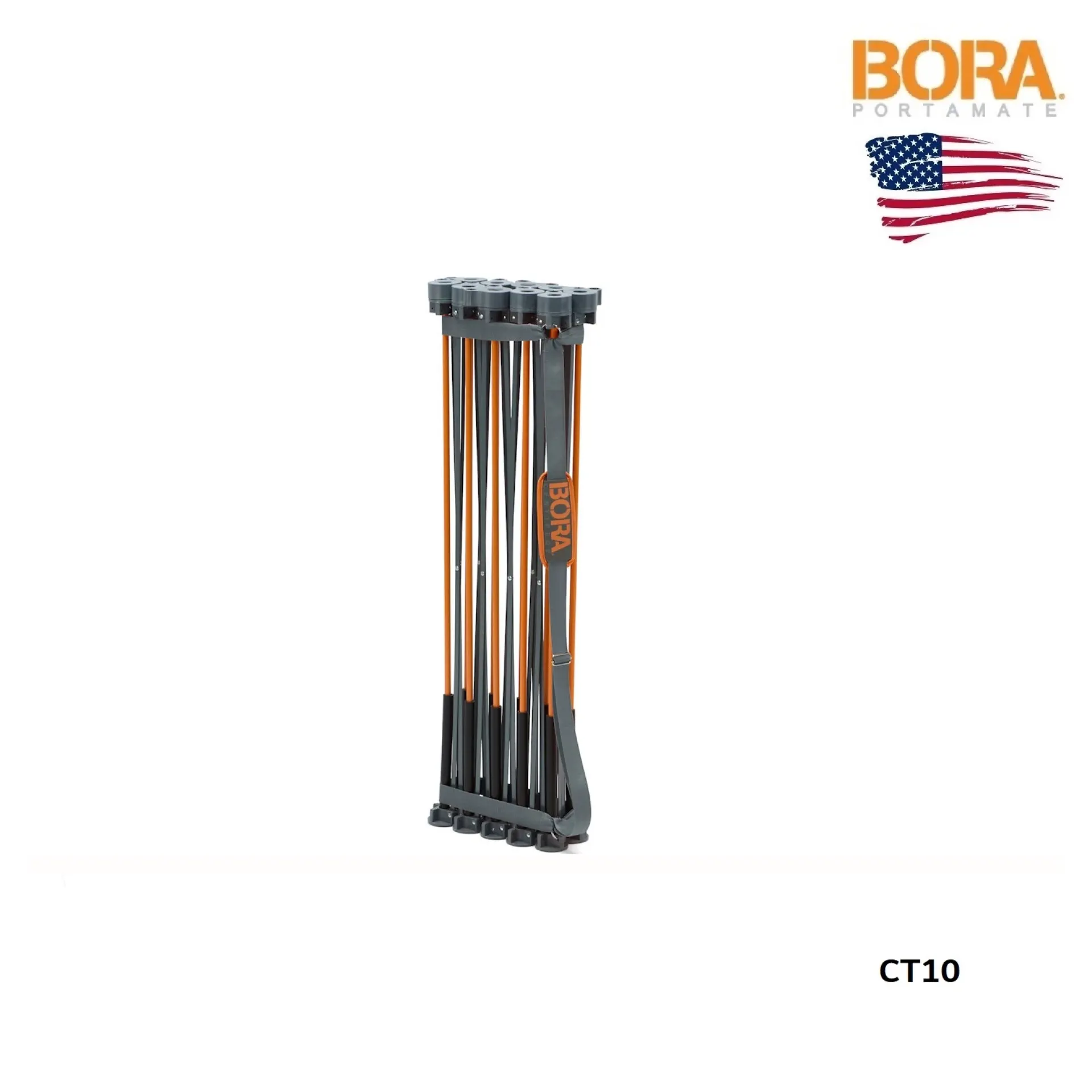 Bora Centipede CT10 toegeplooid.