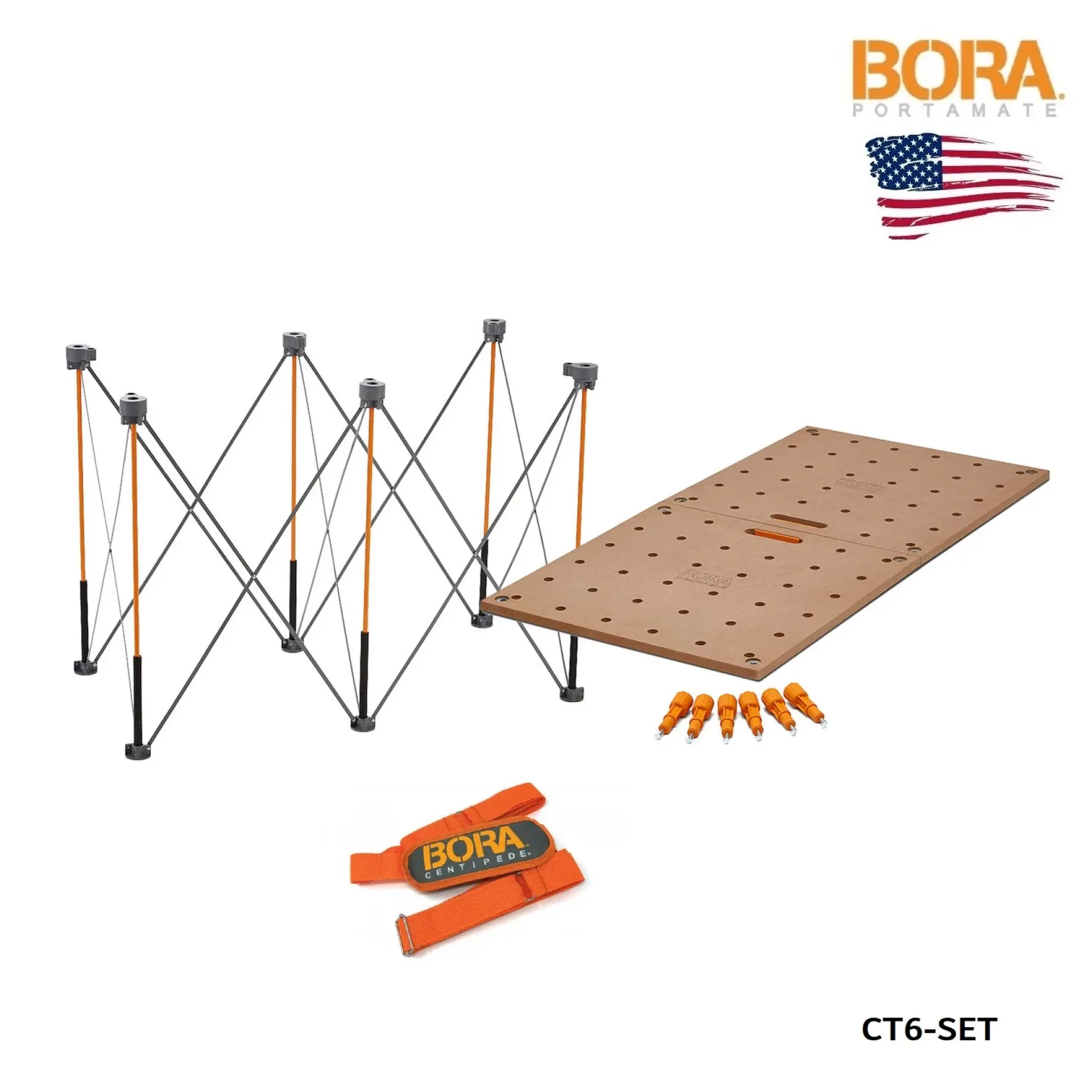 Bora Centipede CT6 compleet met werkblad.