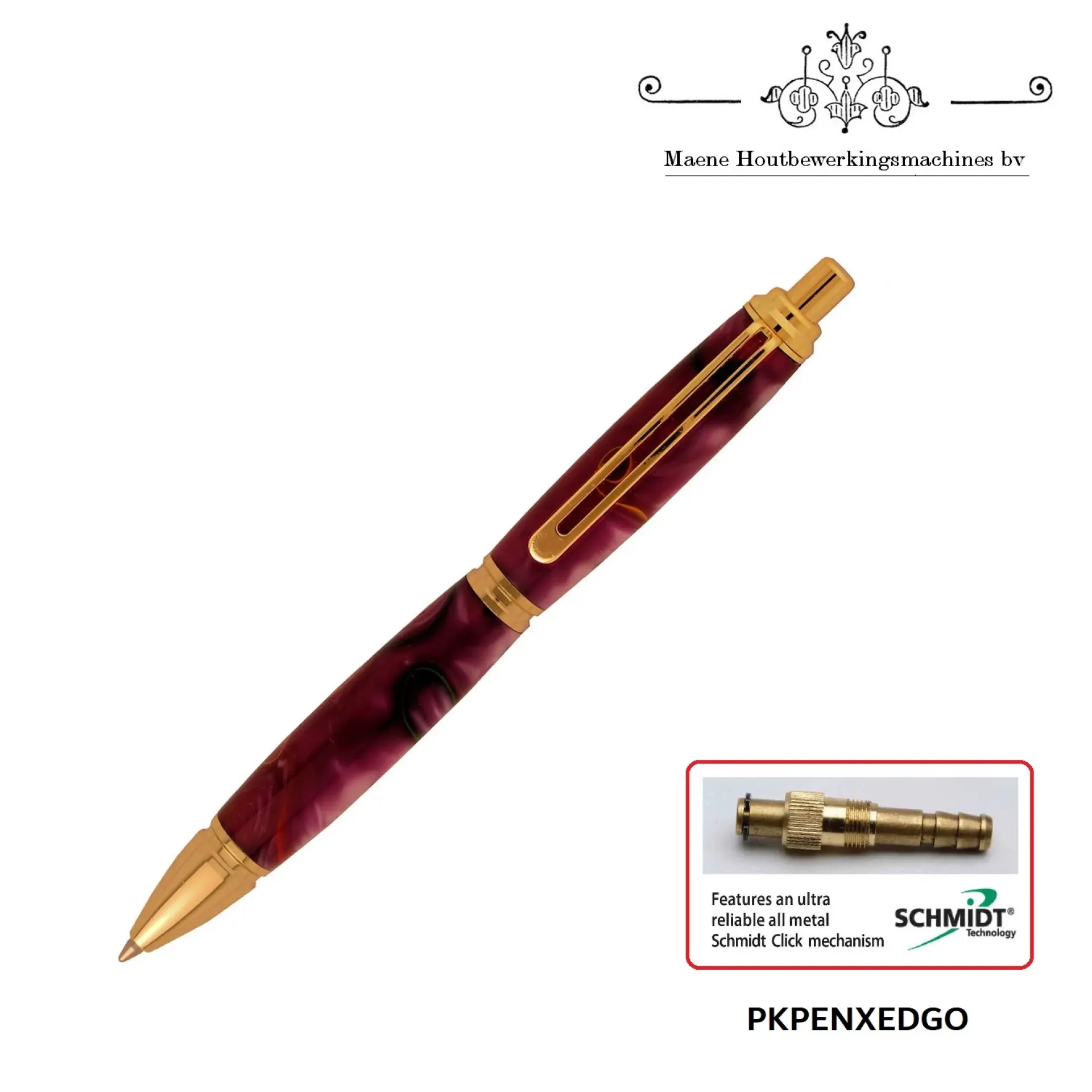 slimline Pro EDC click pen kit gold.