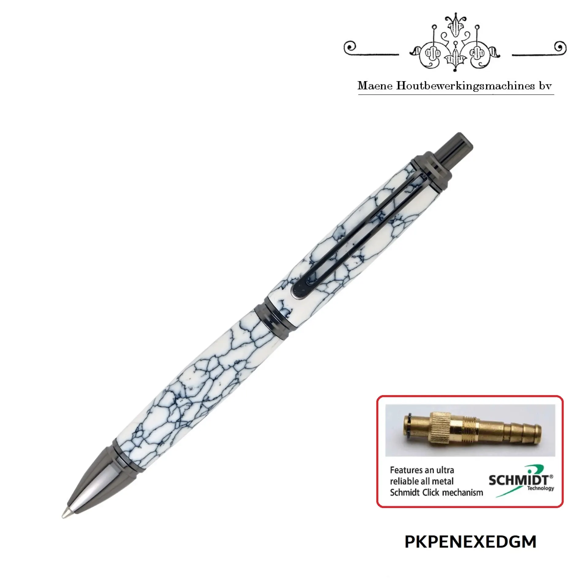 slimline Pro EDC click pen kit gun metal.