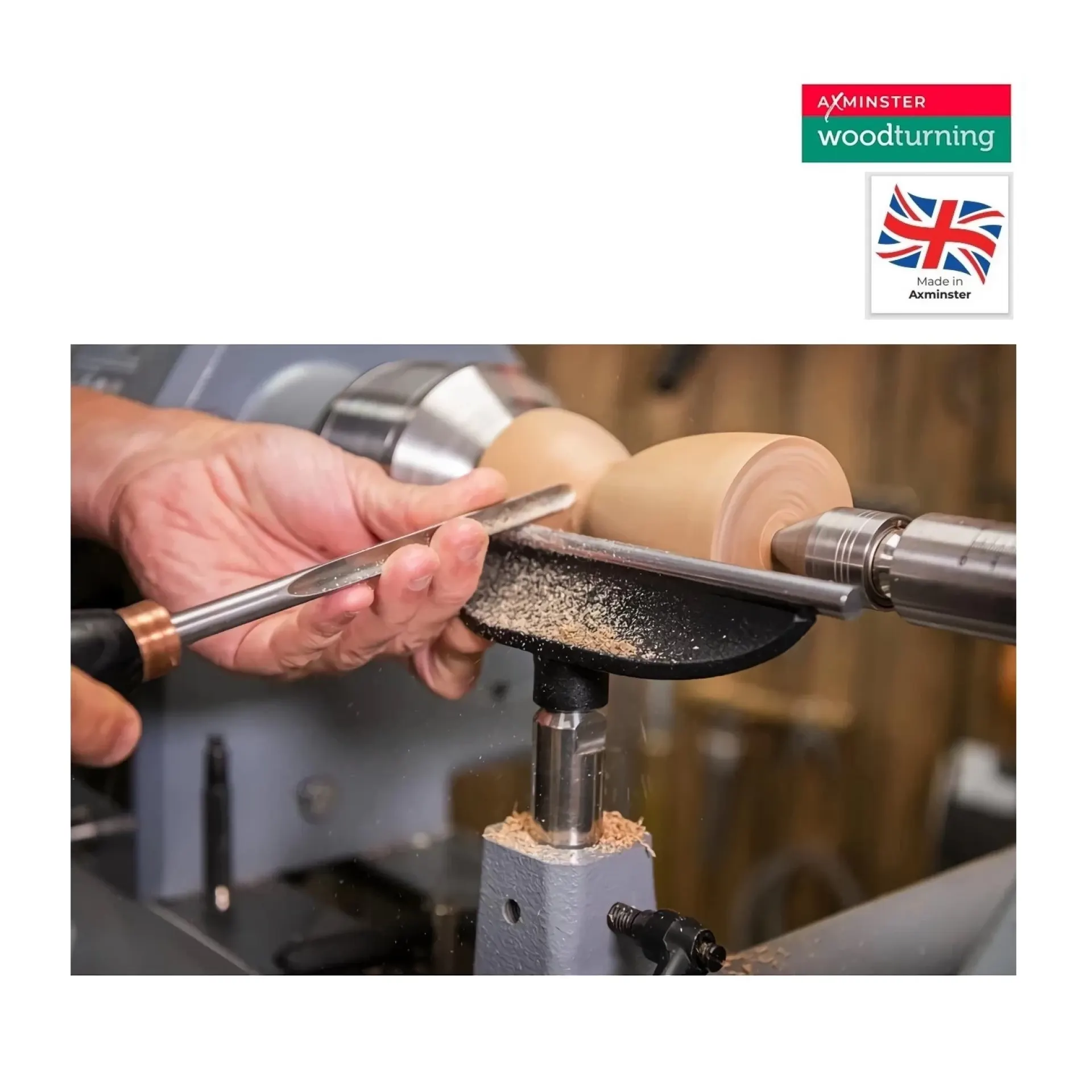 Axminster Woodturning leunspaan houtdraa.