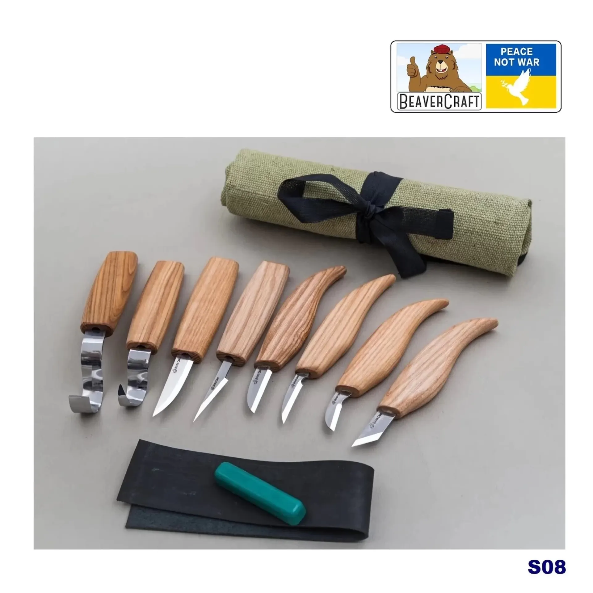 houtsnijden set S08 Beavercraft.