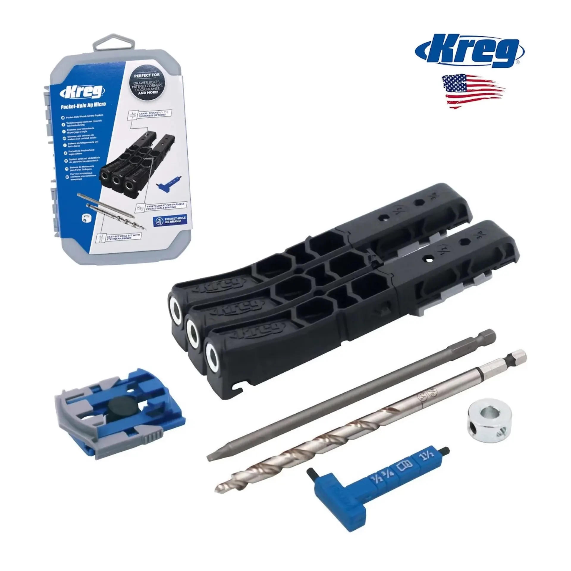 Kreg KPHJ230 micro pocket hole jig.