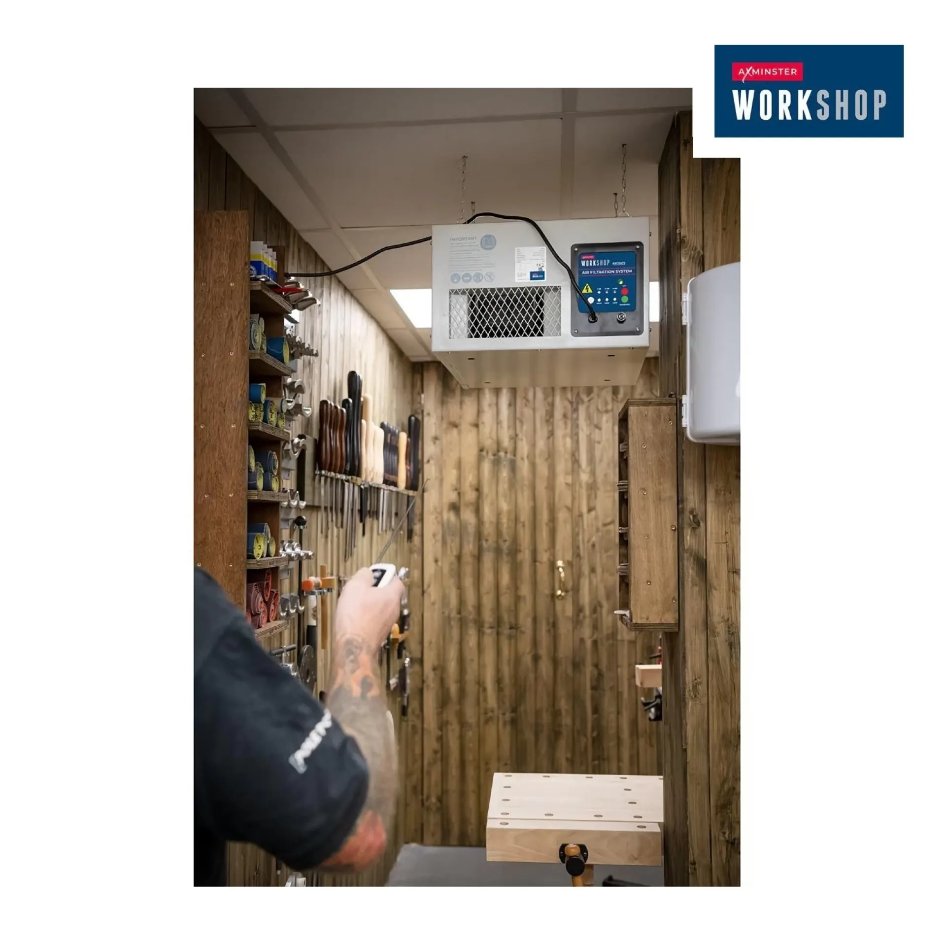 Axminster Workshop luchtfilter  AW15AFS.