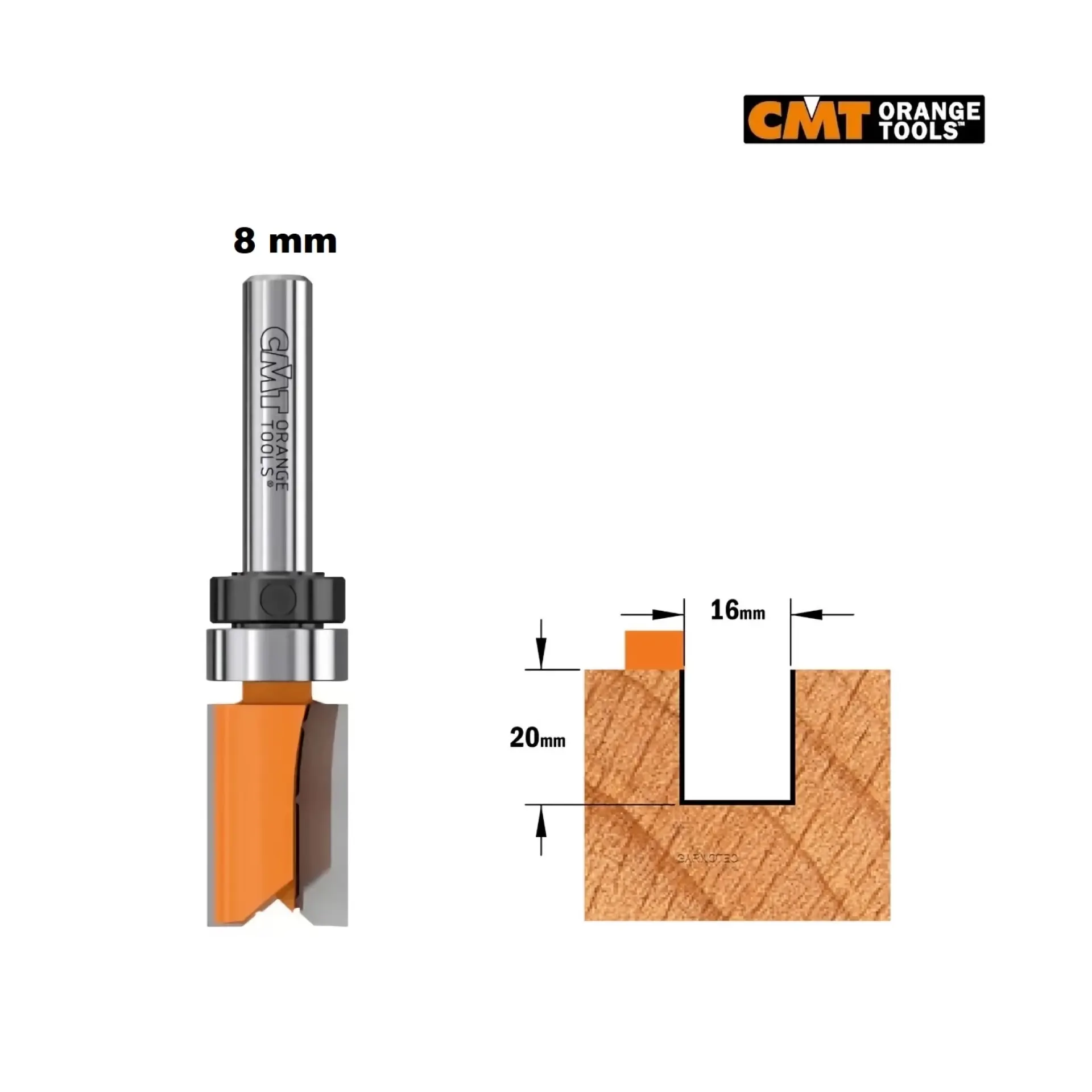 kopieerfrees CMT 16 x 20 mm.