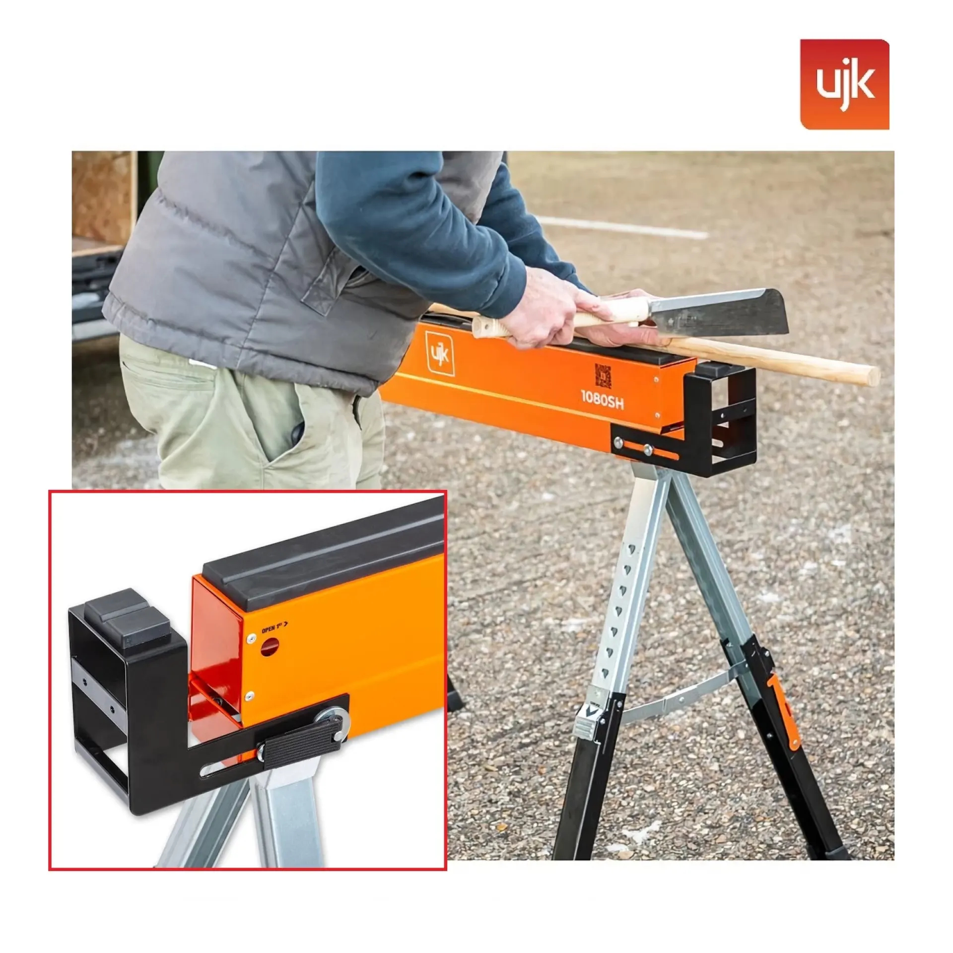 zaagbokken UJK steunvlak.