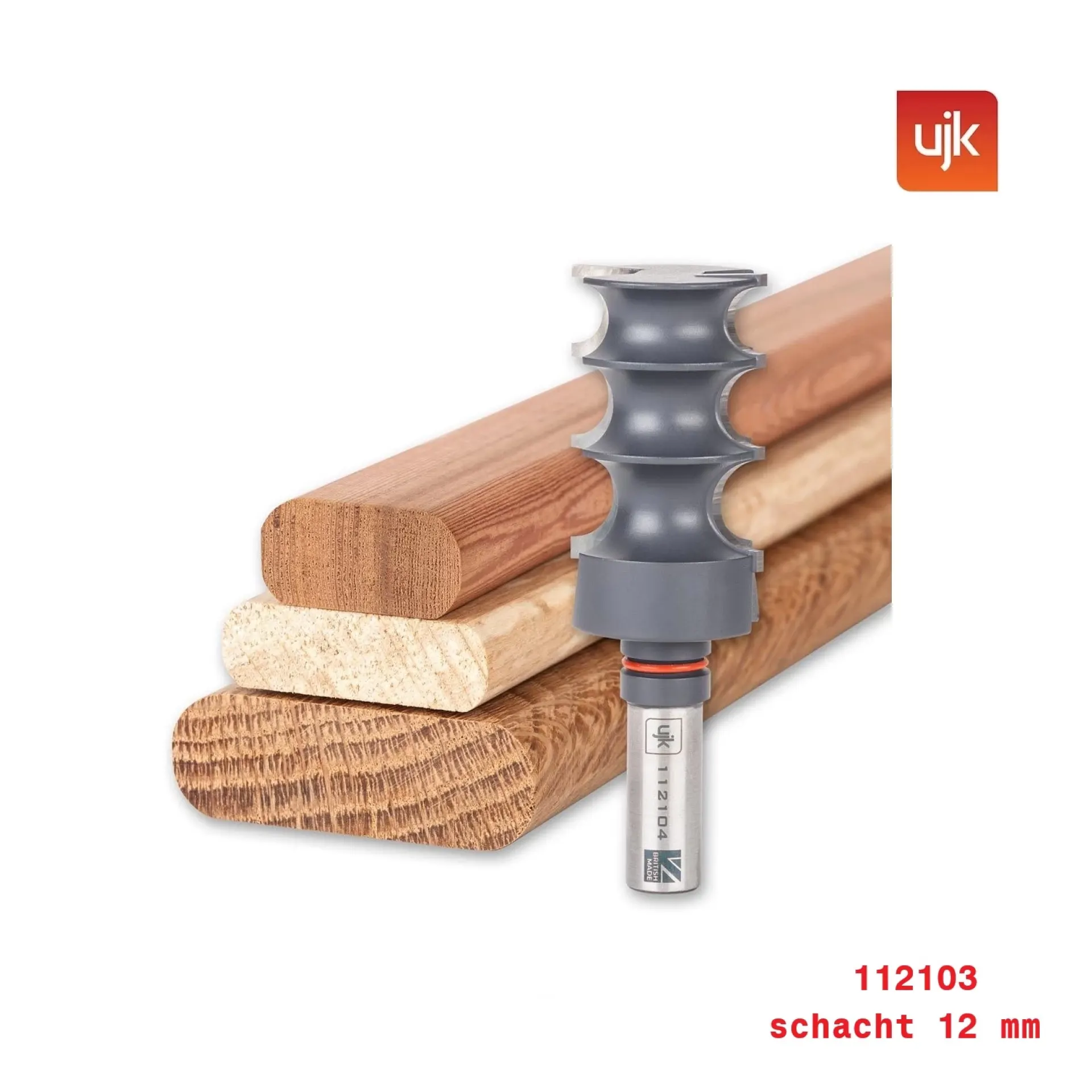 UJK domino deuvel frees 10-12-14 mm.