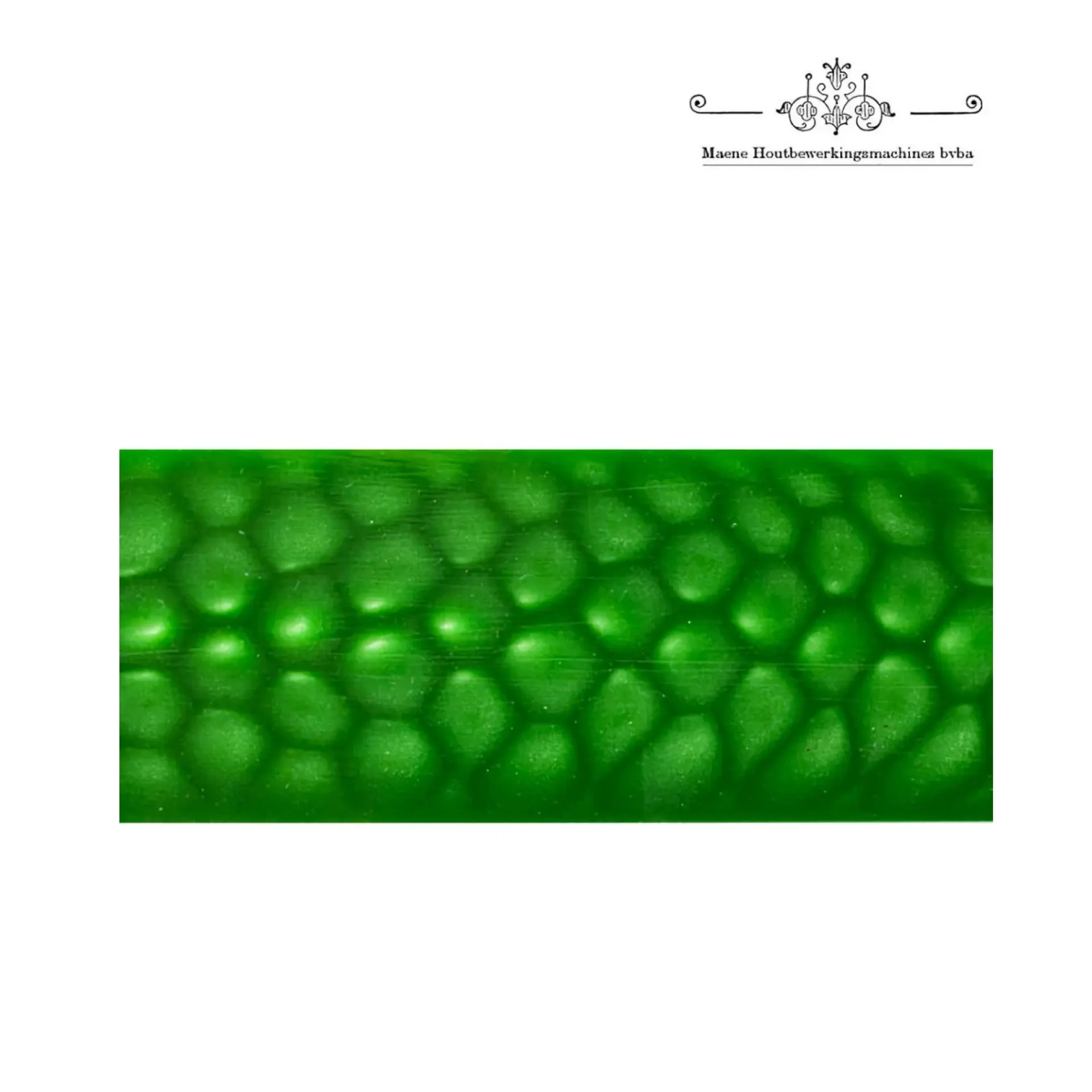 dragon skin pen blank green detail.