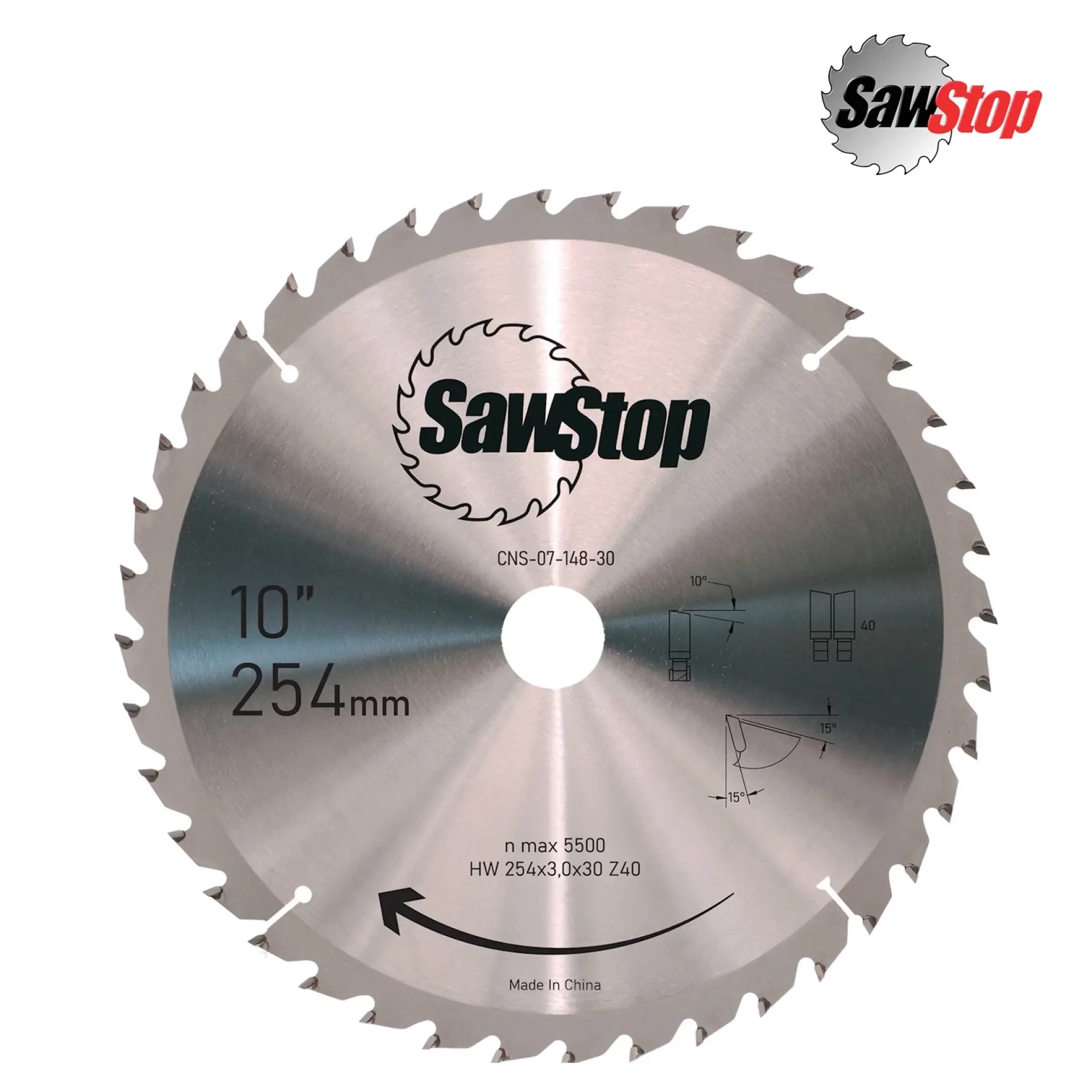 zaagblad Z40 Sawstop combi.