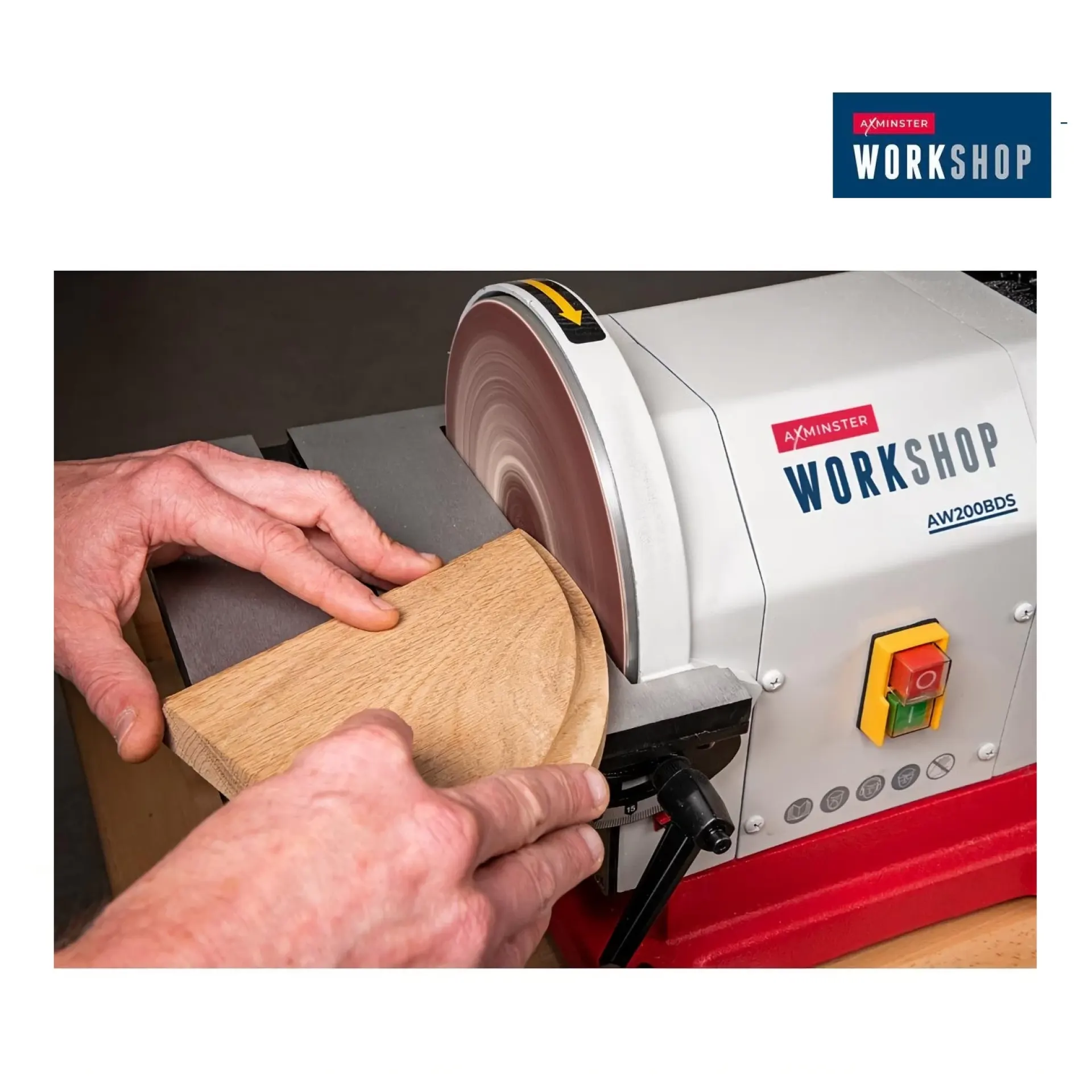 Axminster AW200BDS schuurmachine.