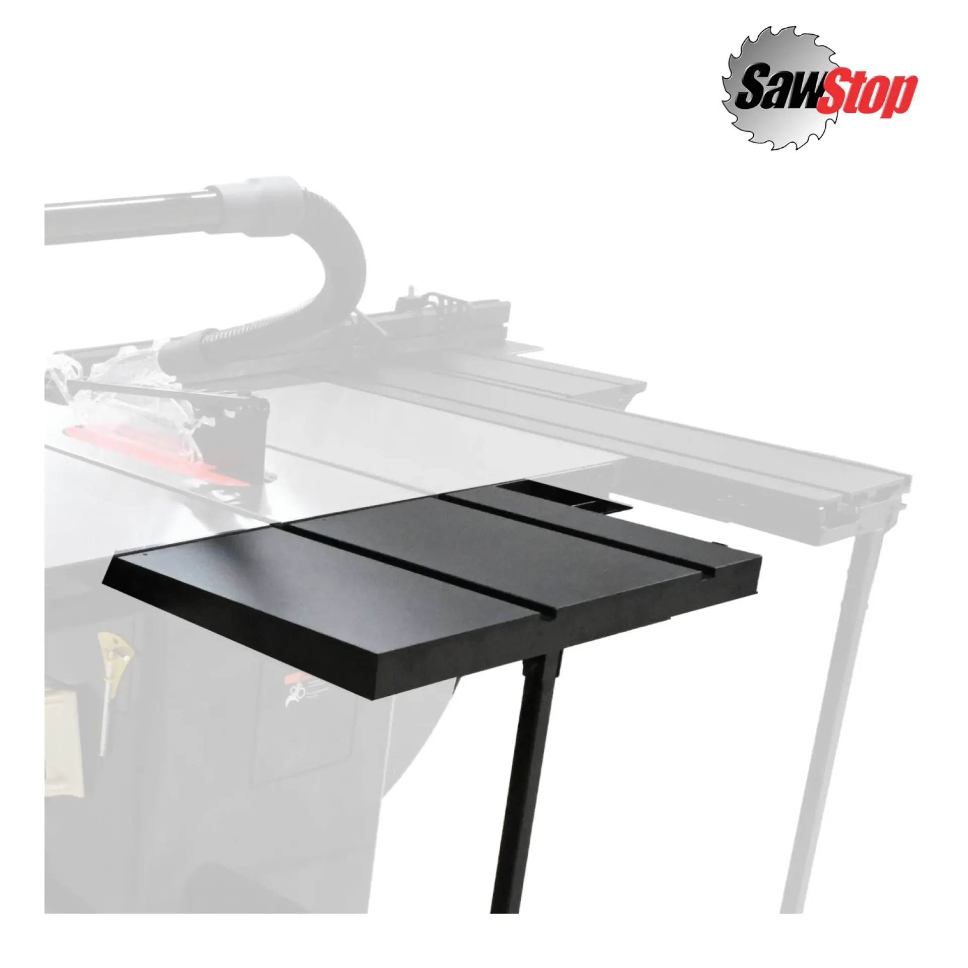 Sawstop PCS tafelcirkelzaag afvoertafel.