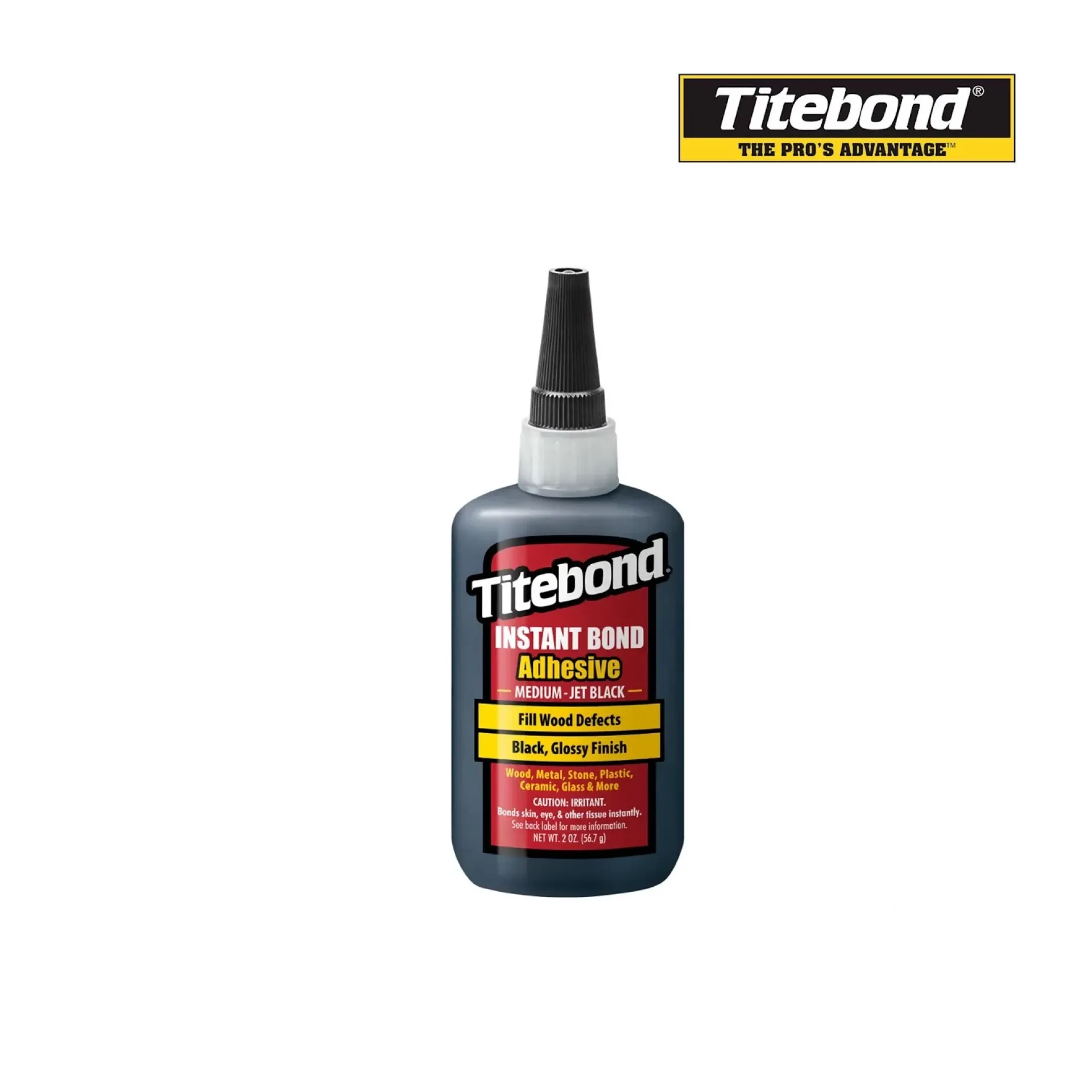 Titebond instant wood filler black.