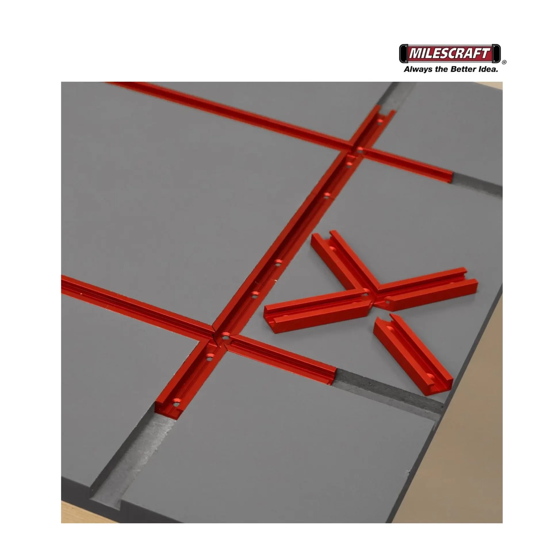 Milescraft Crosstrax T track kruisverbin.