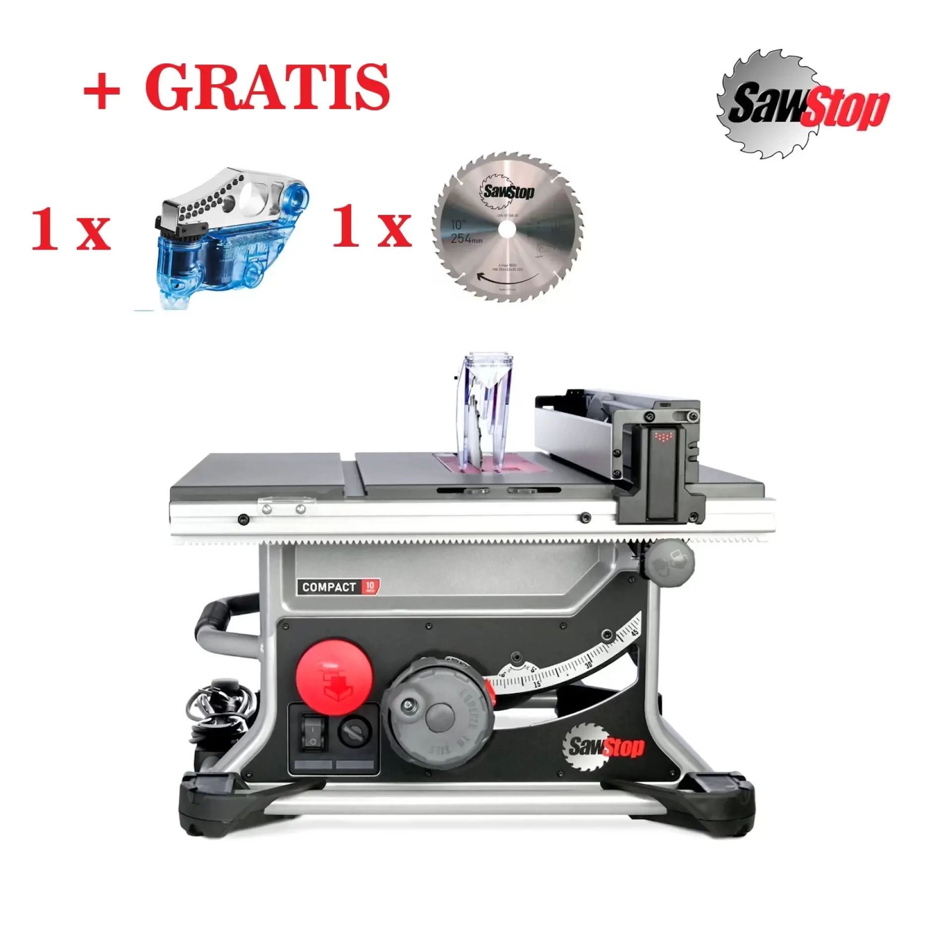 SawStop Jobsite Pro tafelzaag promo.