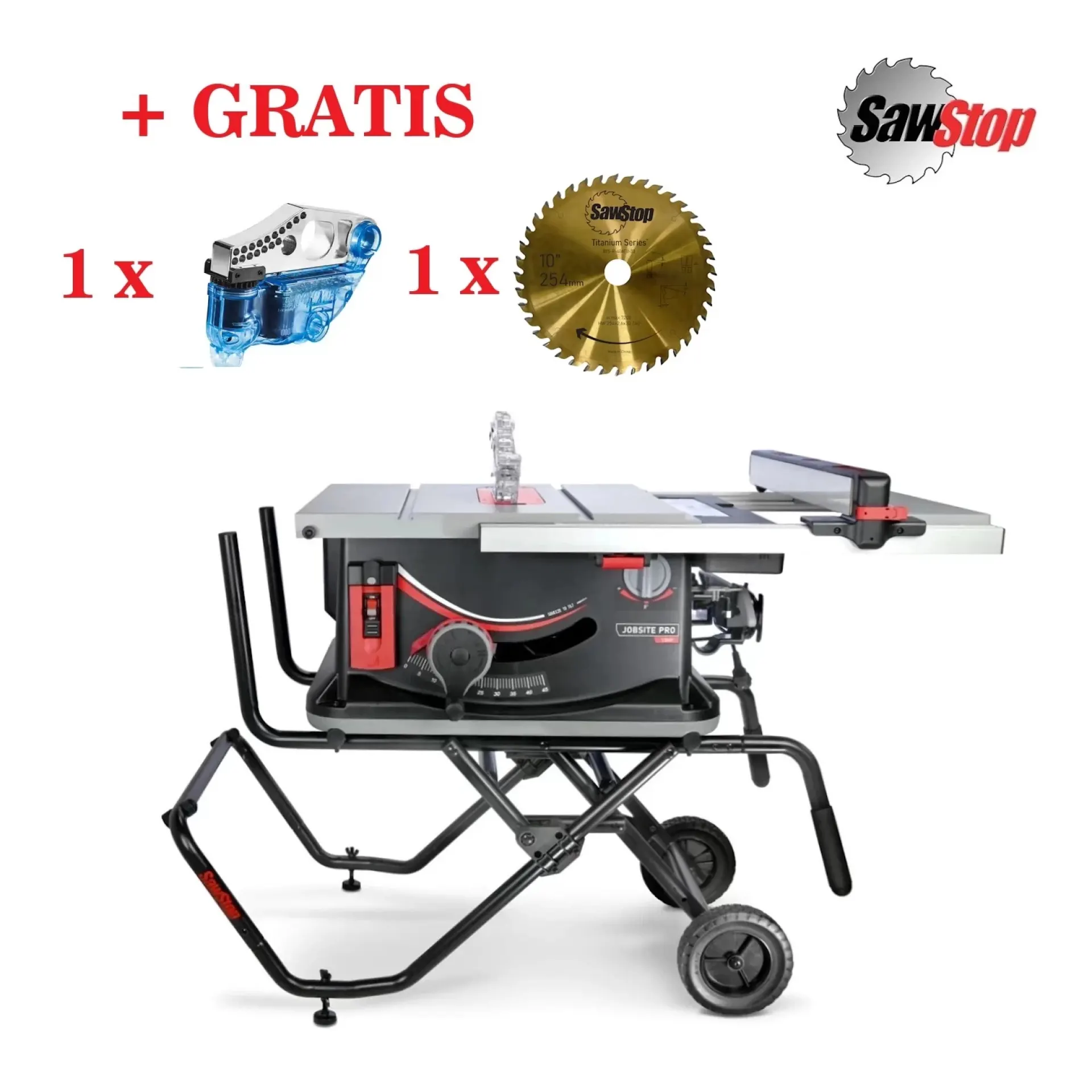 SawStop Jobsite Pro tafelzaag promo.