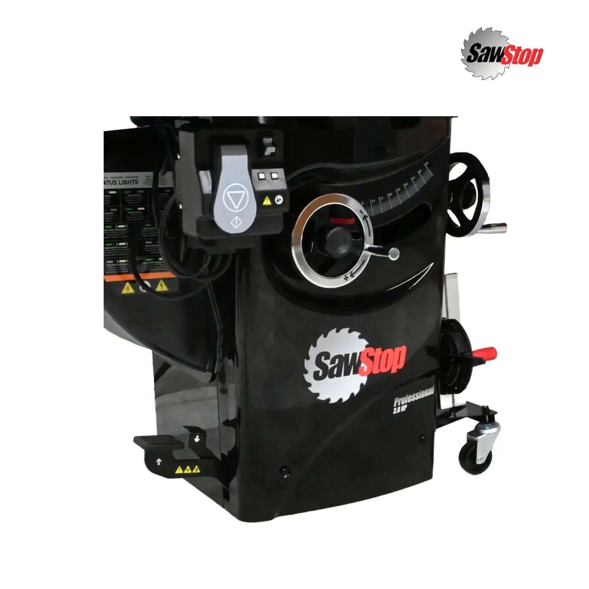 SawStop integrated mobile base.