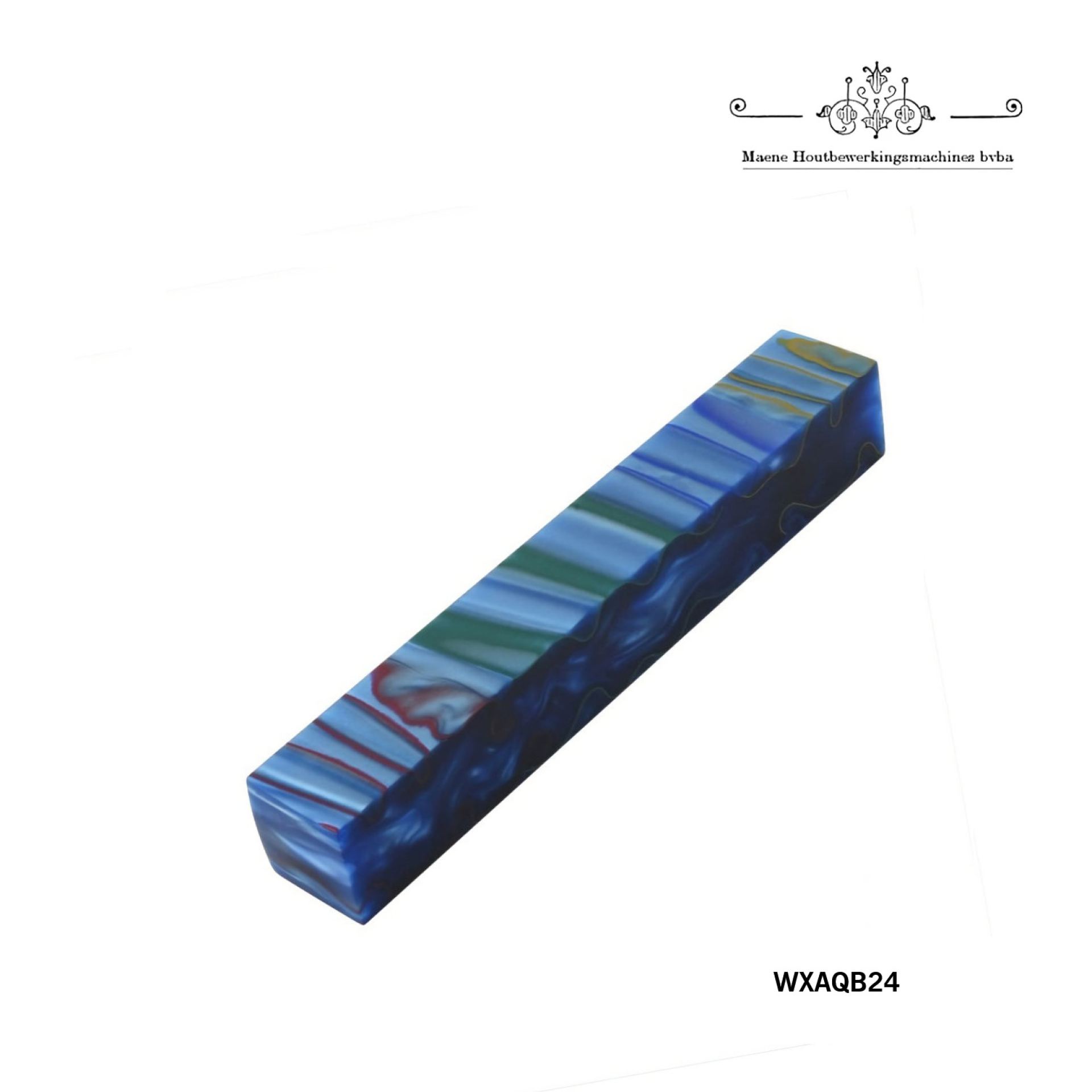 pen blank blue swirl WXAQB24