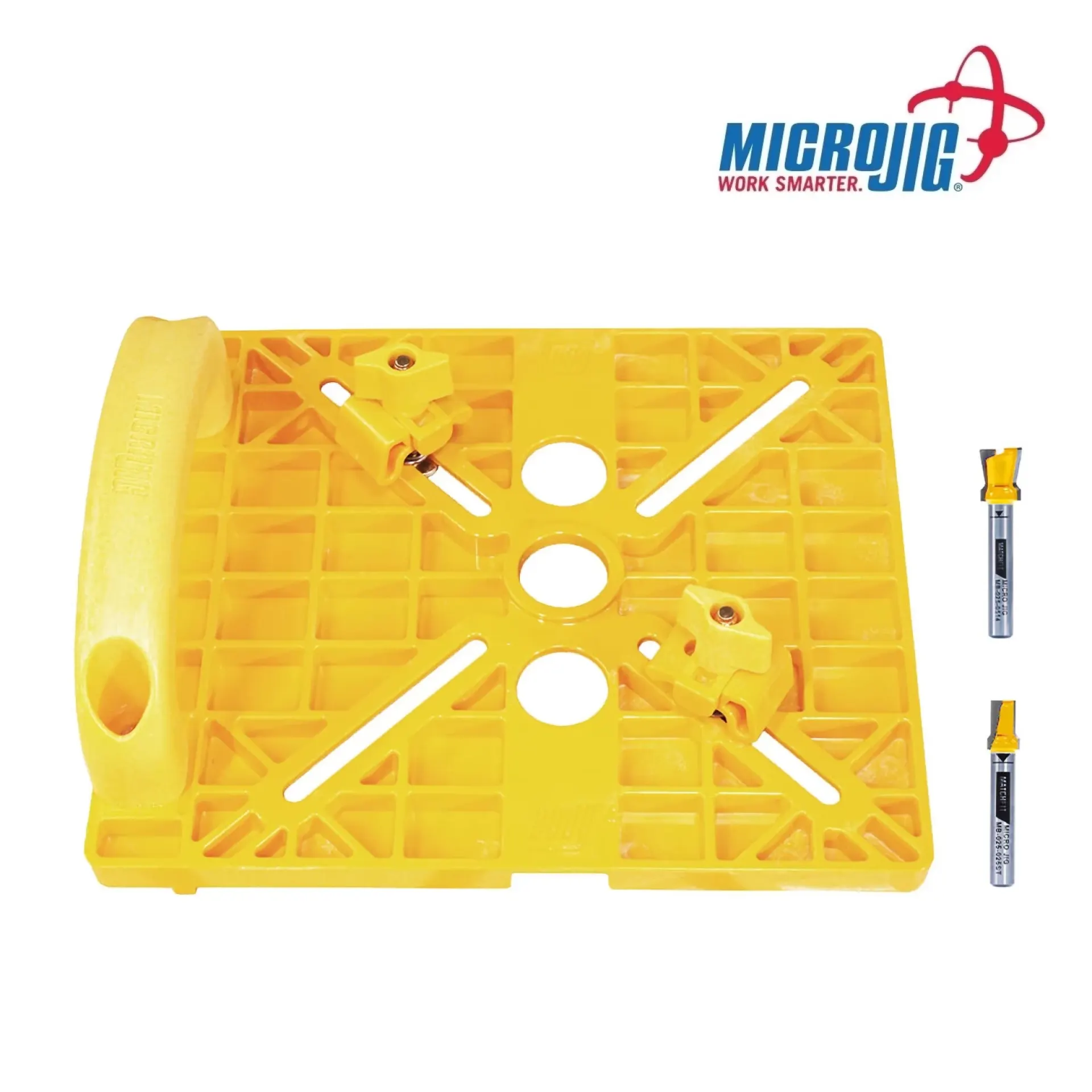 Microjig Matchfit Grid Router Guide.